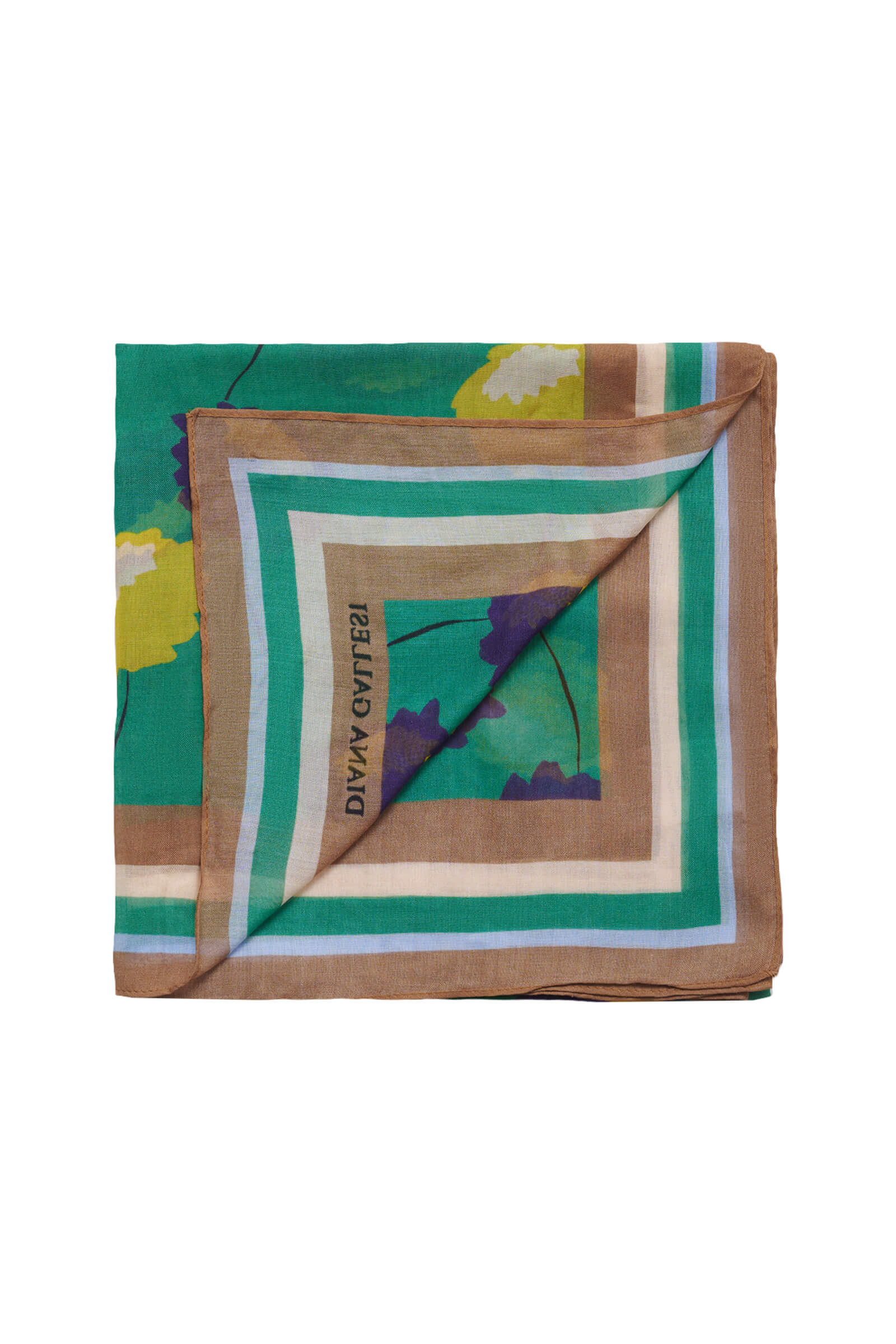 Палантин с цветочным принтом Бренд Diana Gallesi