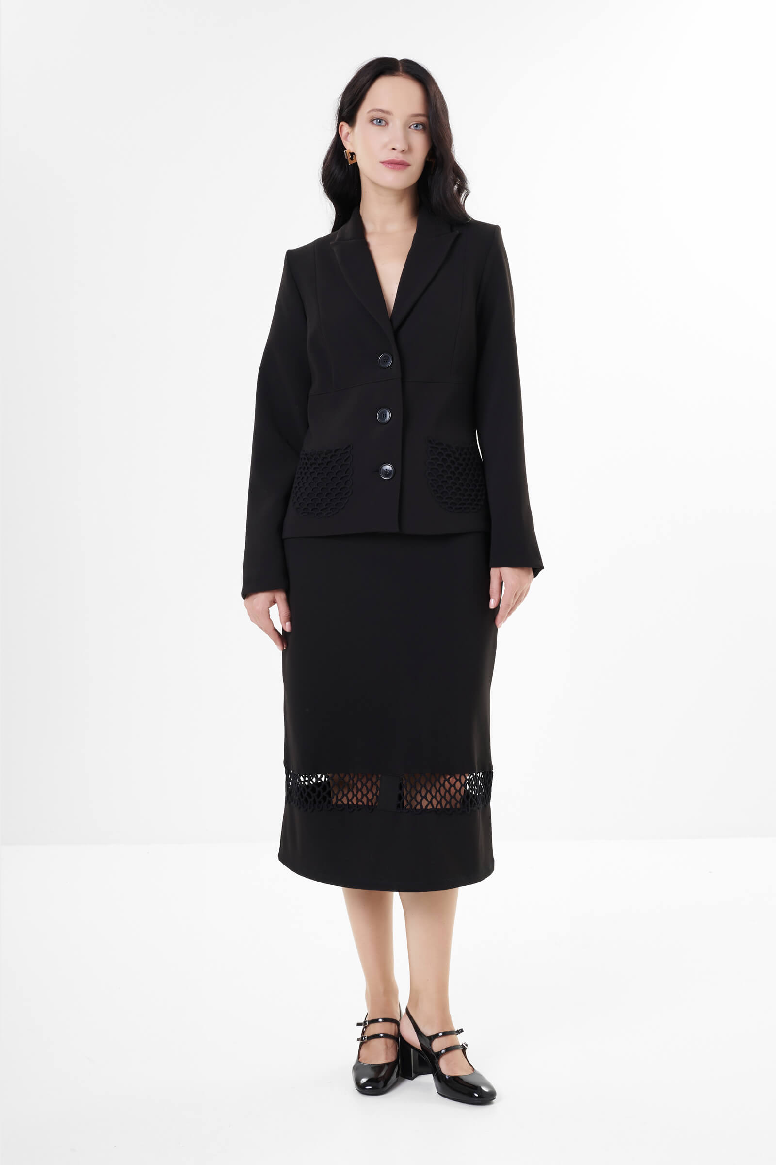 Юбка из смесовой вискозы Бренд Milva Mi