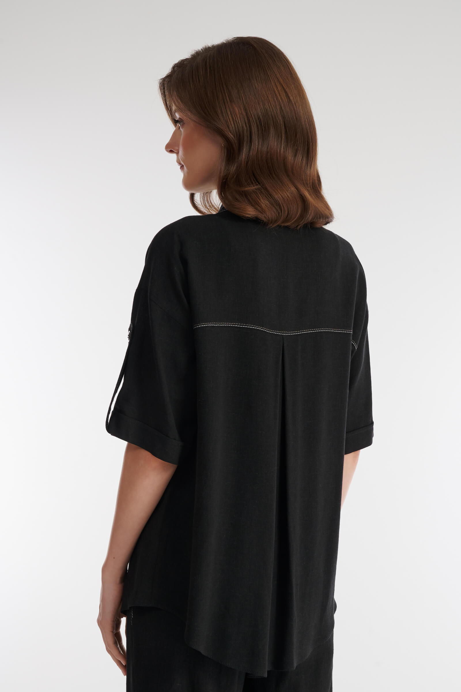 Рубашка с рукавом до локтя Бренд Caterina Leman