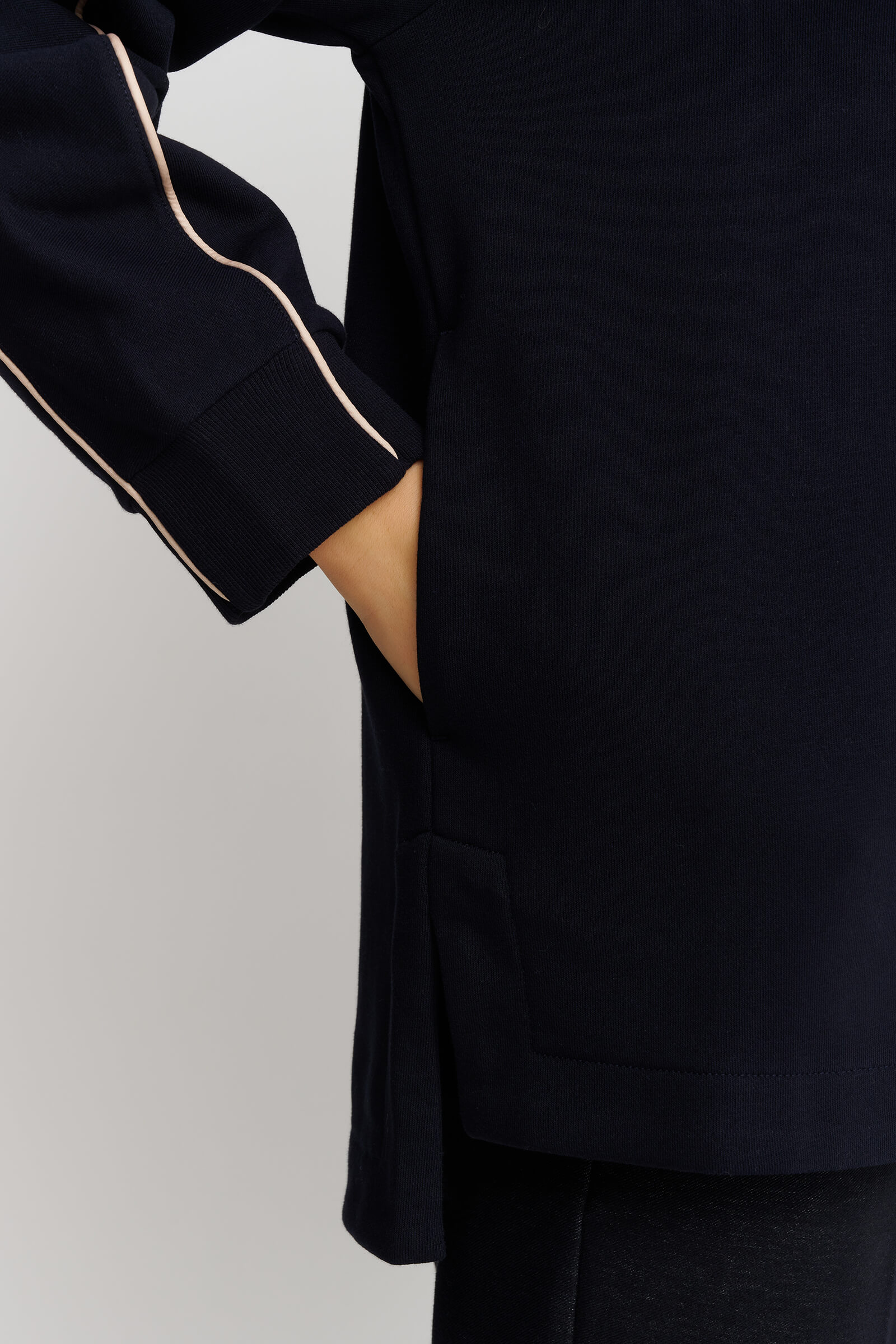 Хлопковая толстовка на молнии Бренд Max Mara