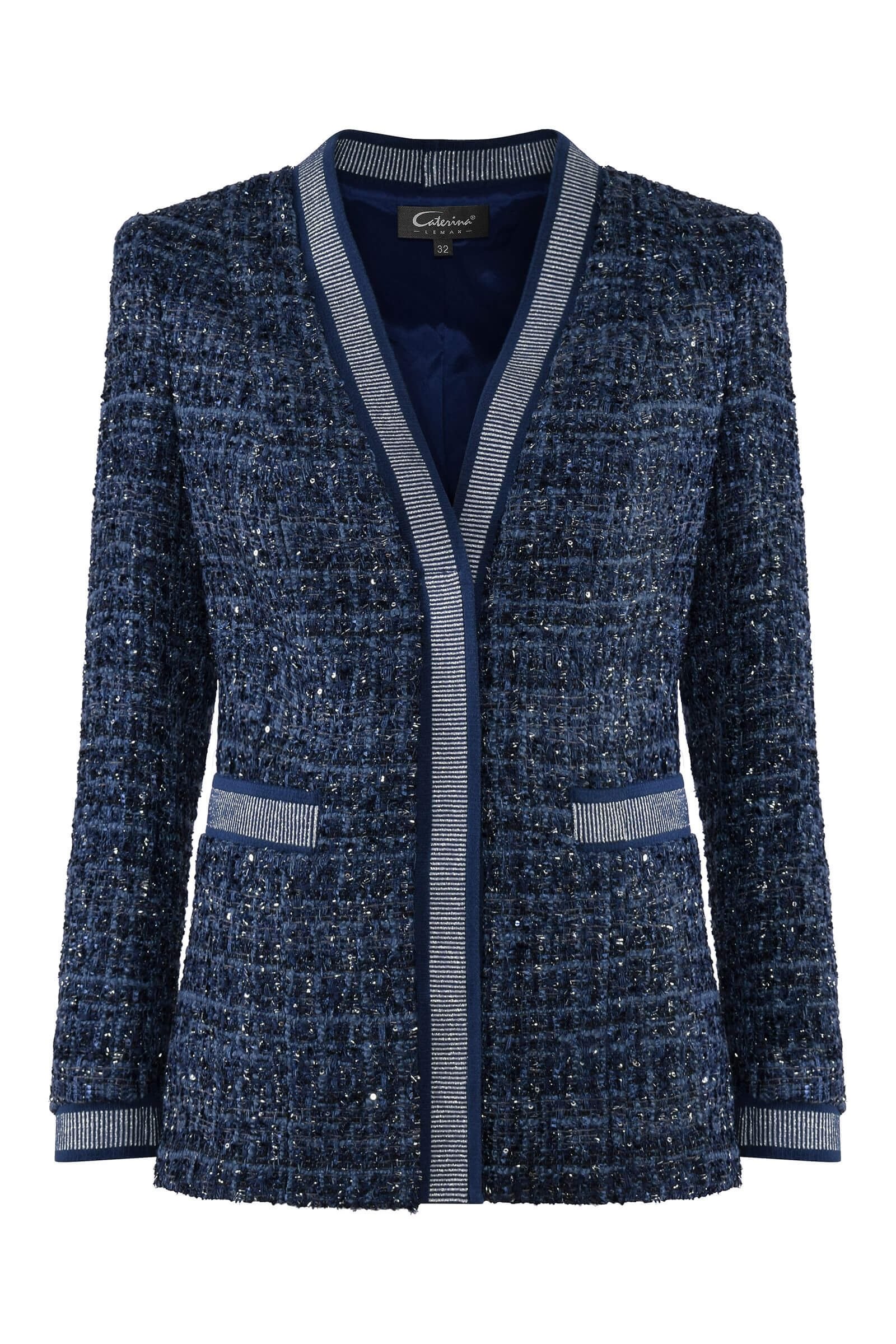 Жакет из поливискозы с люрексом и пайетками Бренд Caterina Leman