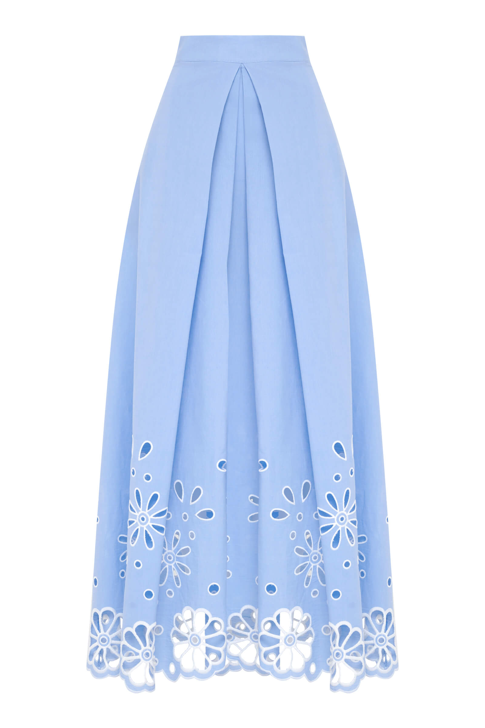 Хлопковая длинная юбка с цветочным узором Бренд Milva Mi