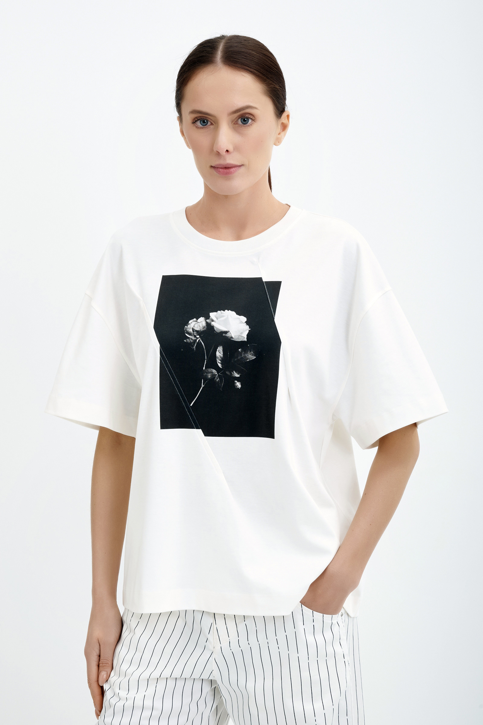 Футболка с принтом Бренд High