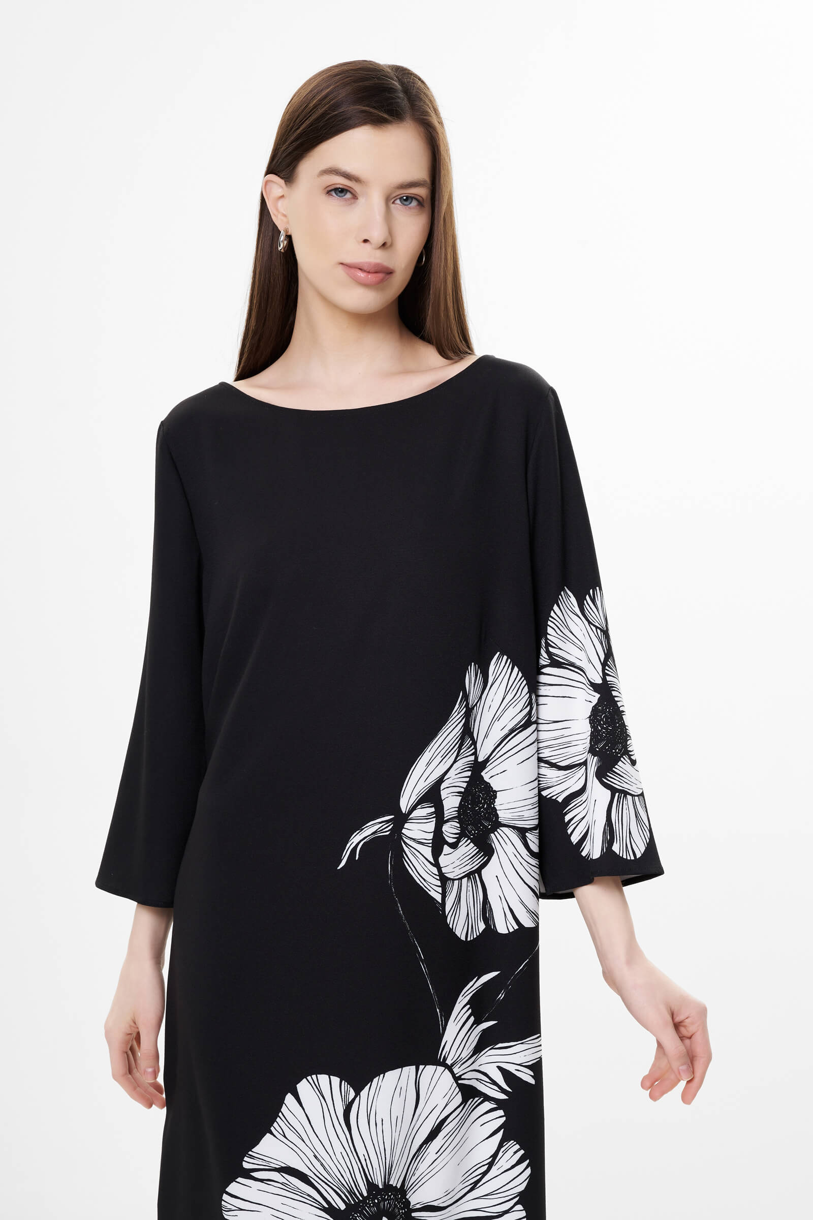 Платье с укороченным рукавом Бренд Luisa Viola