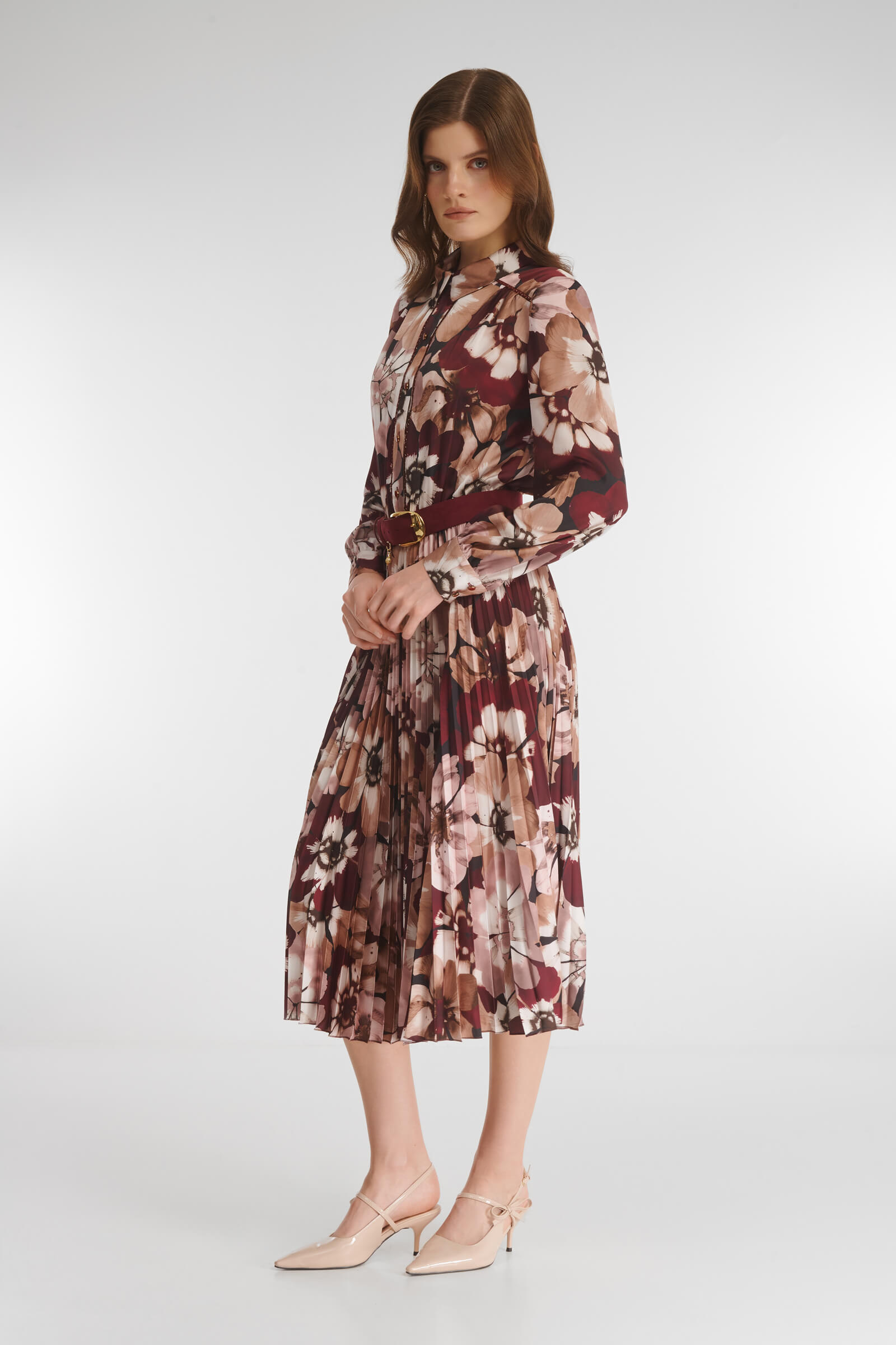 Платье-рубашка с цветочным принтом Бренд Caterina Leman