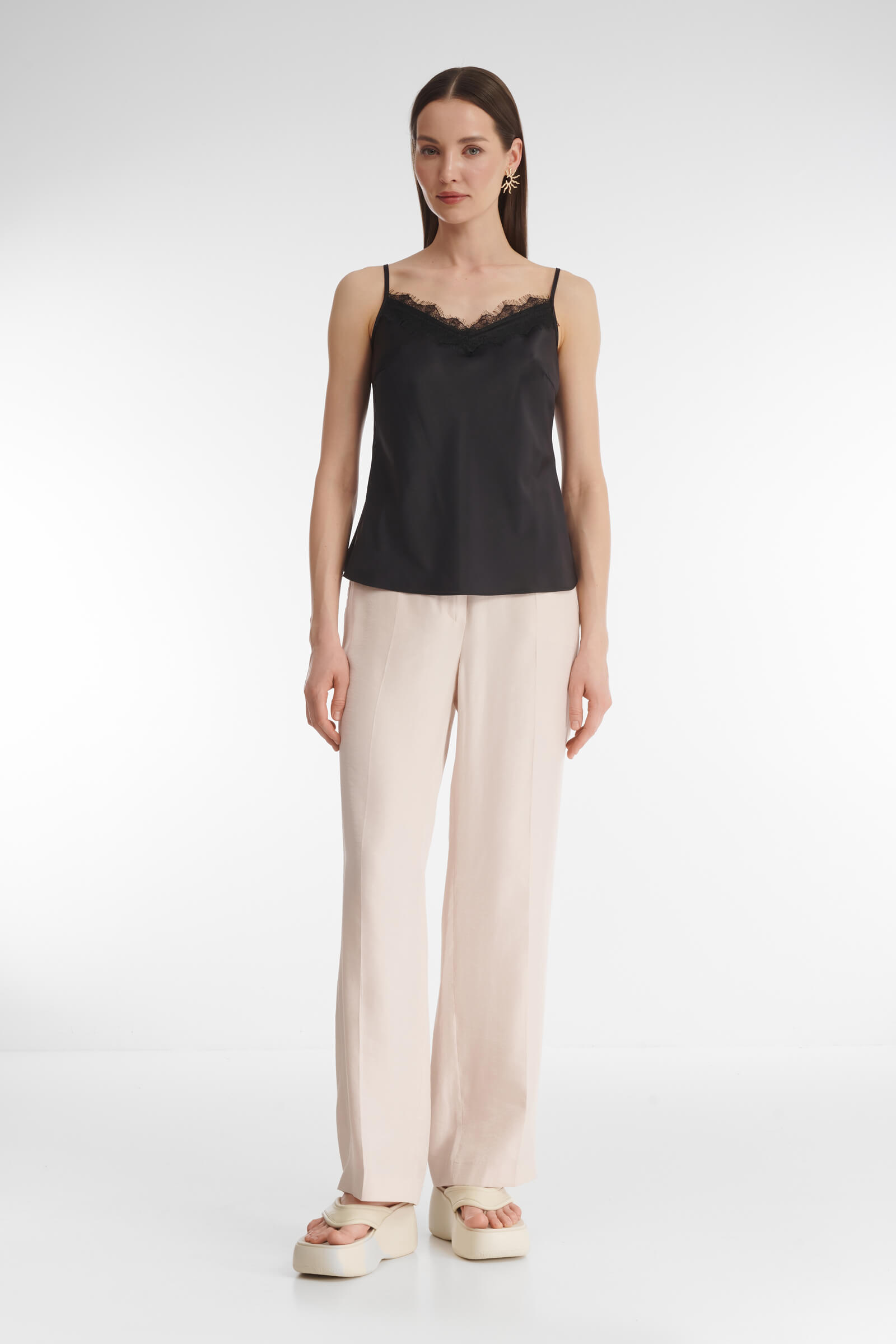 Топ с V-образным вырезом Бренд Caterina Leman