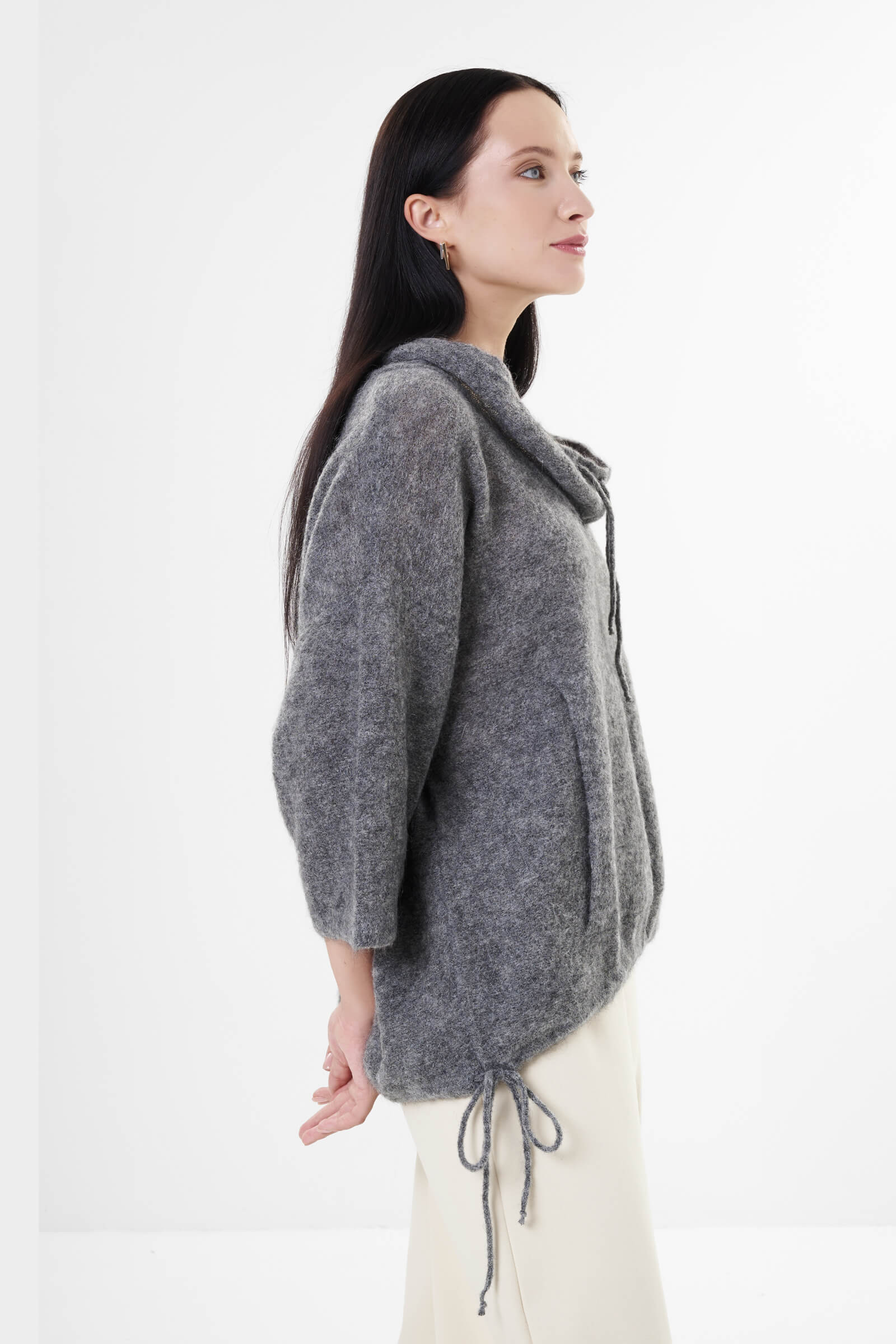 Джемпер из шерсти и мохера Бренд Sarah Pacini