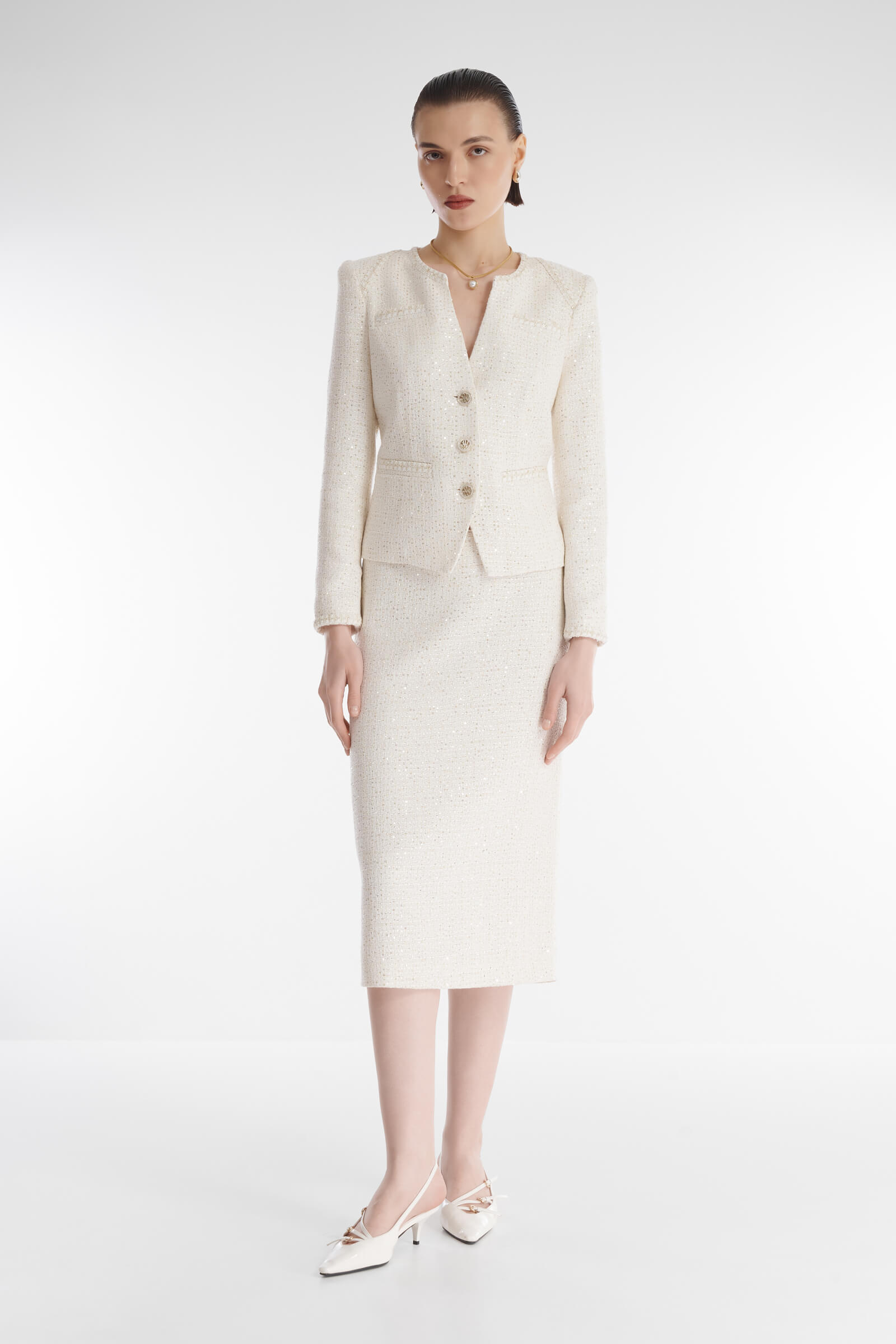 Жакет с микропайетками Бренд Caterina Leman