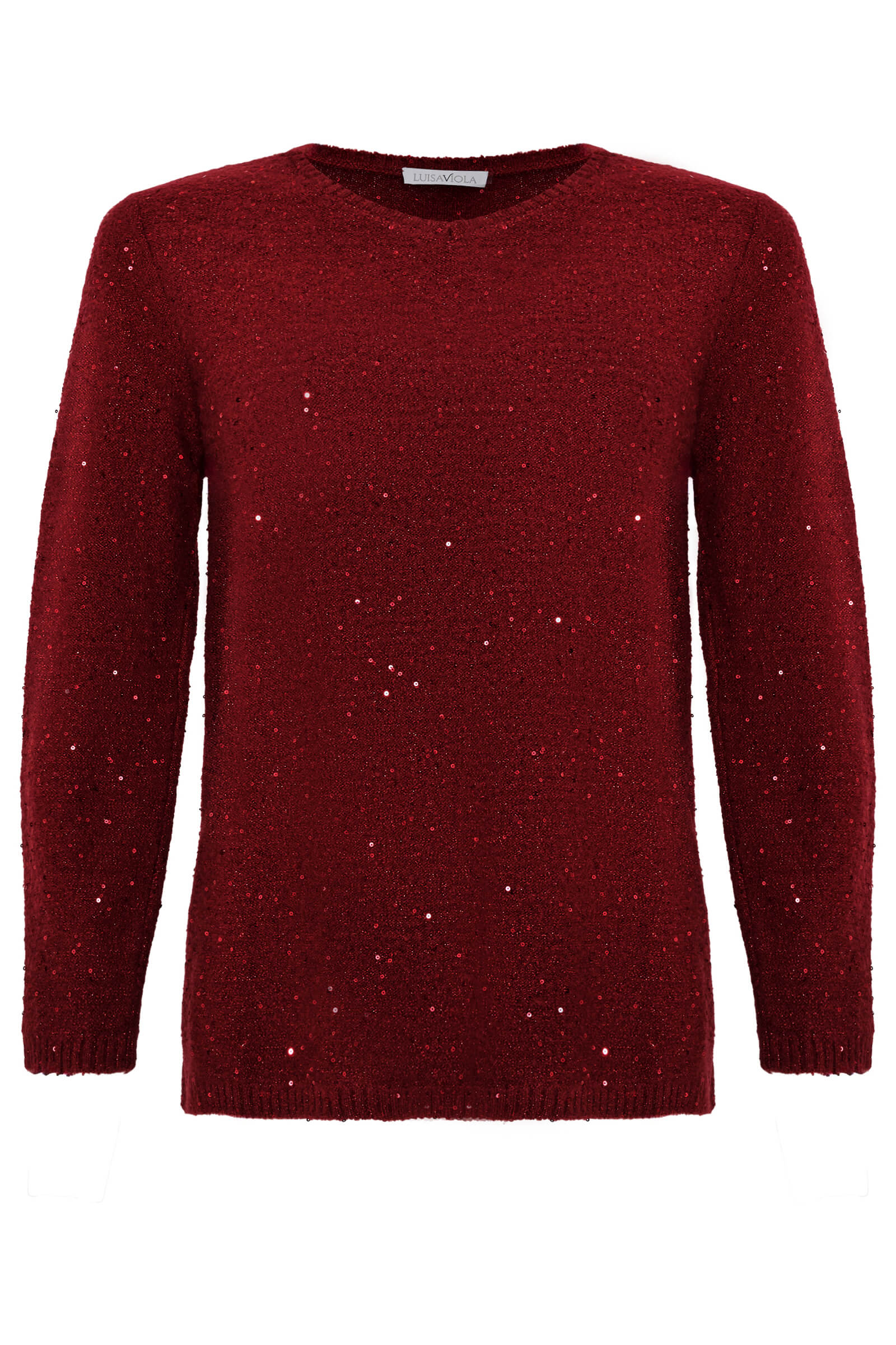 Джемпер с пайетками Бренд Luisa Viola