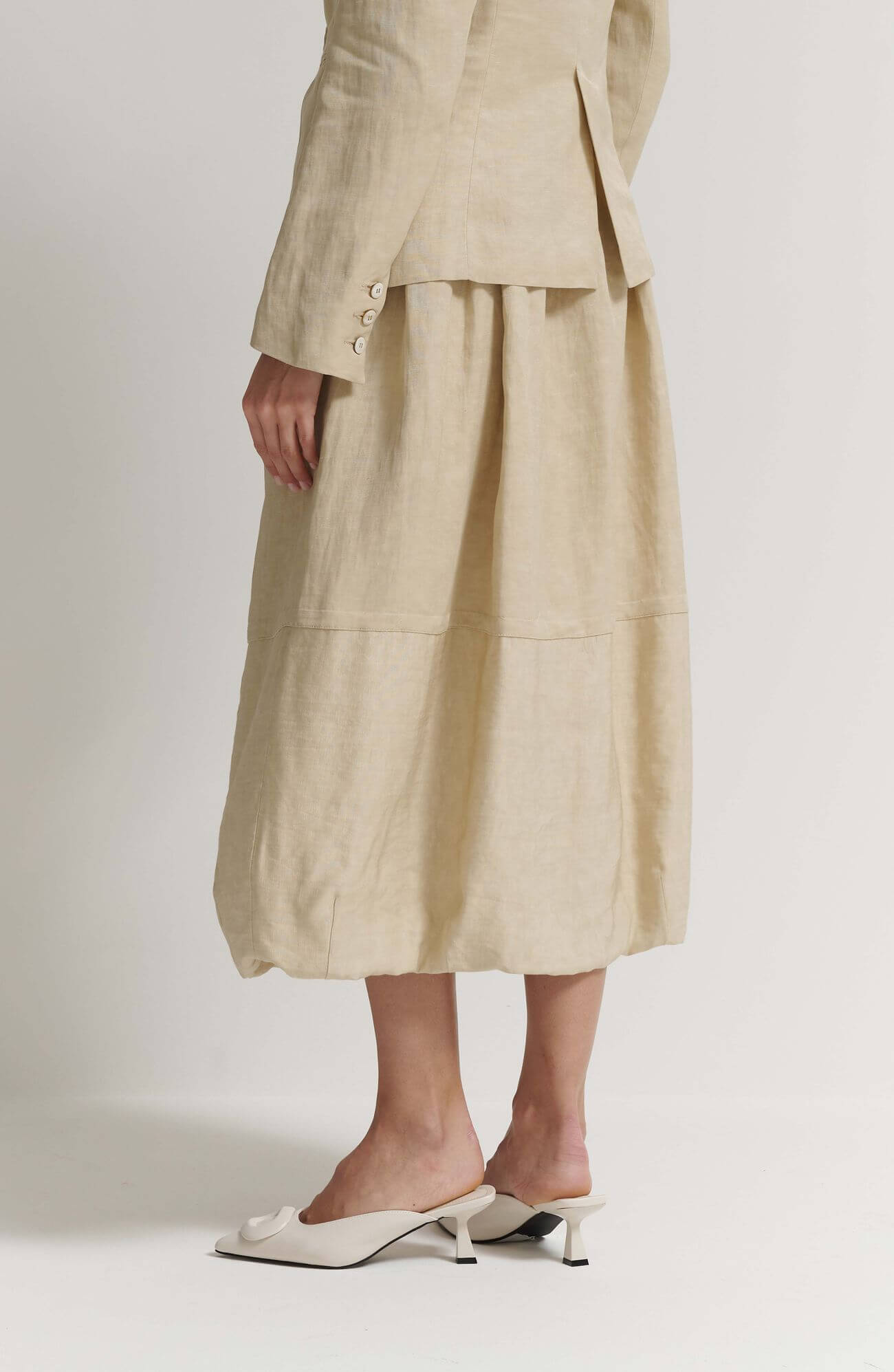 Льняная юбка-баллон Бренд GentryPortofino