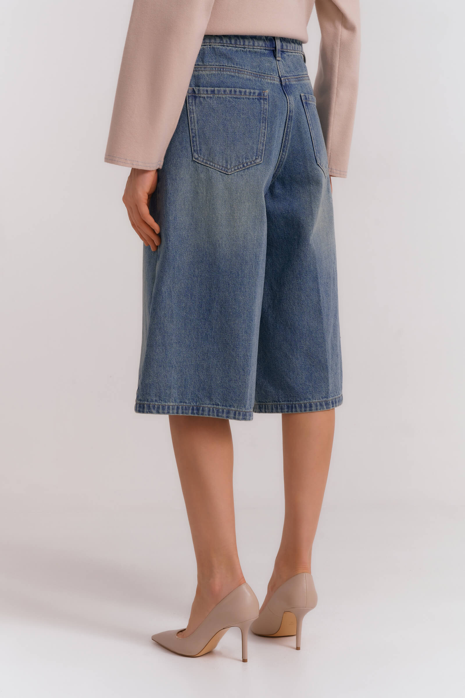 Джинсовые шорты-бермуды Бренд Diana Gallesi