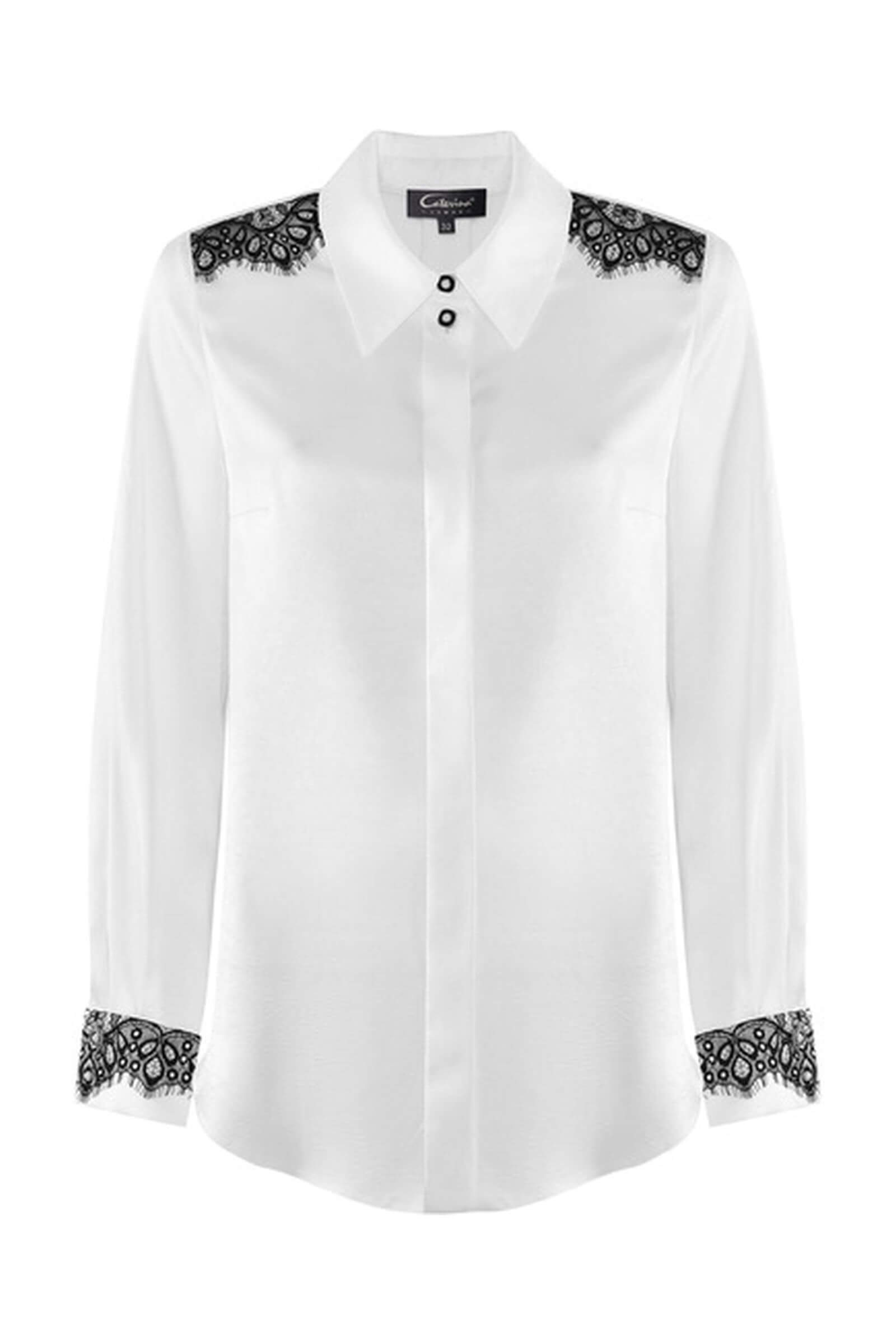 Рубашка с кружевом Бренд Caterina Leman