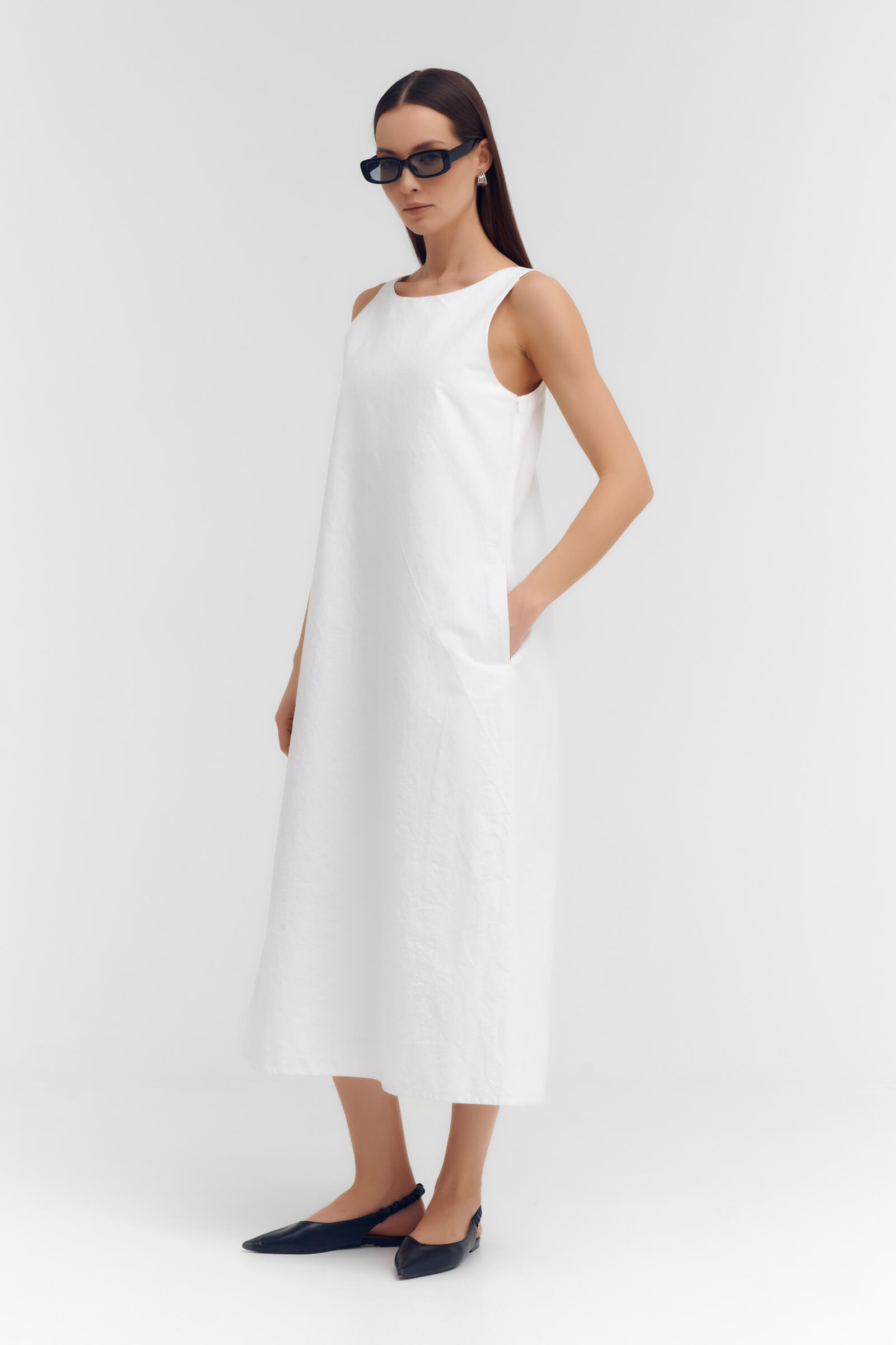 Платье макси с открытой спиной Бренд Sarah Pacini