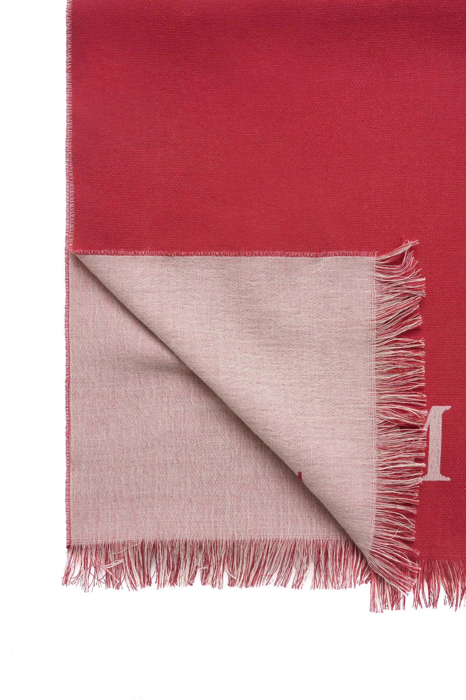 Палантин из хлопка и шерсти Бренд MM