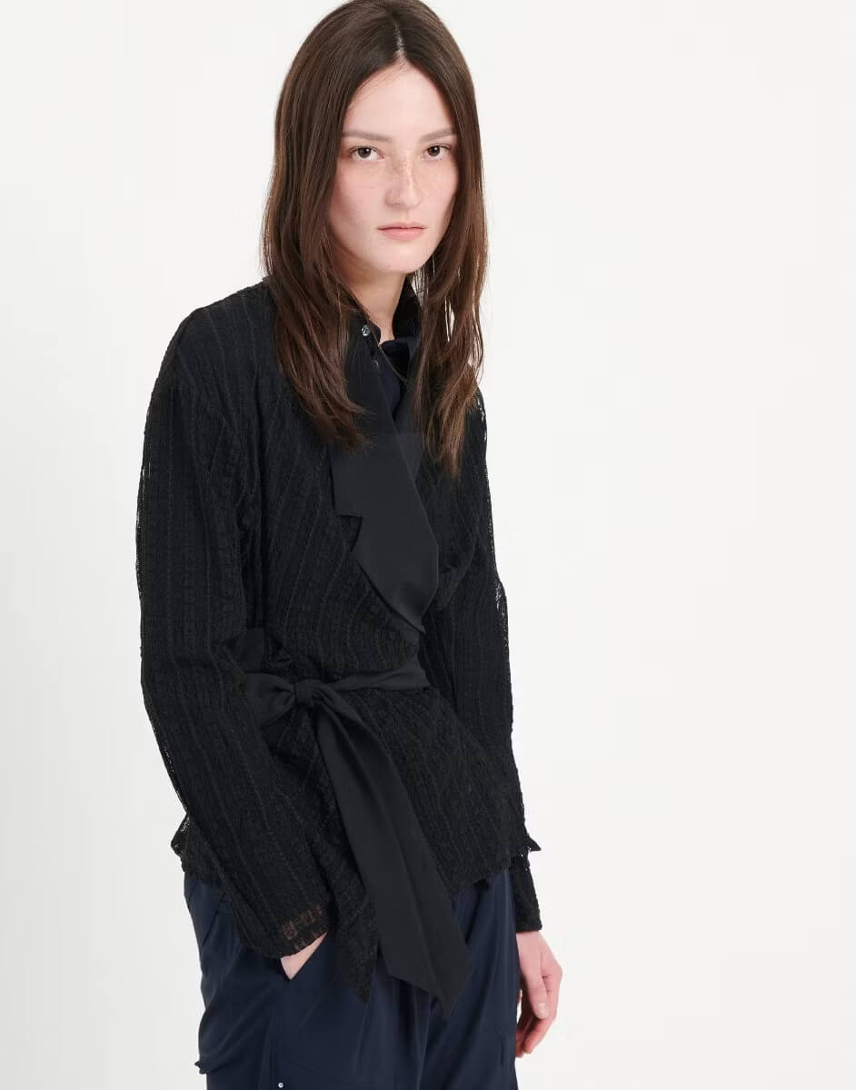 Рубашка из эластичного кружева Бренд High