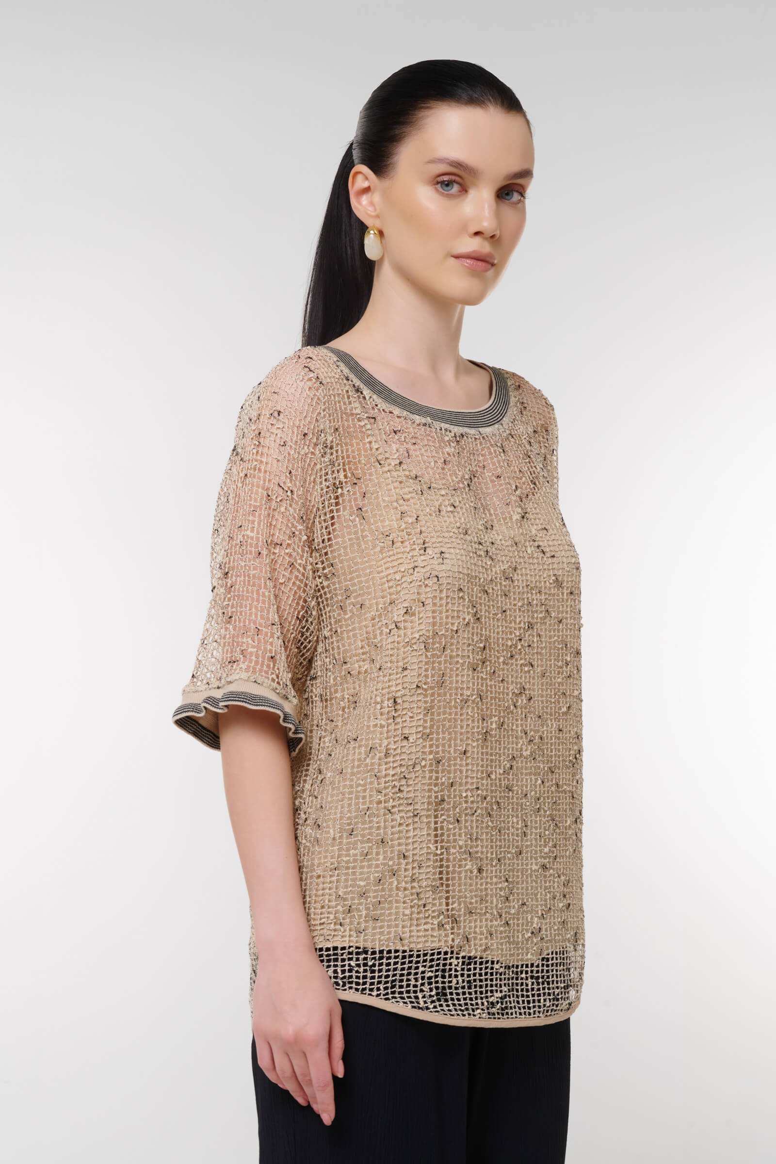 Блузка с перфорацией Бренд Caterina Leman