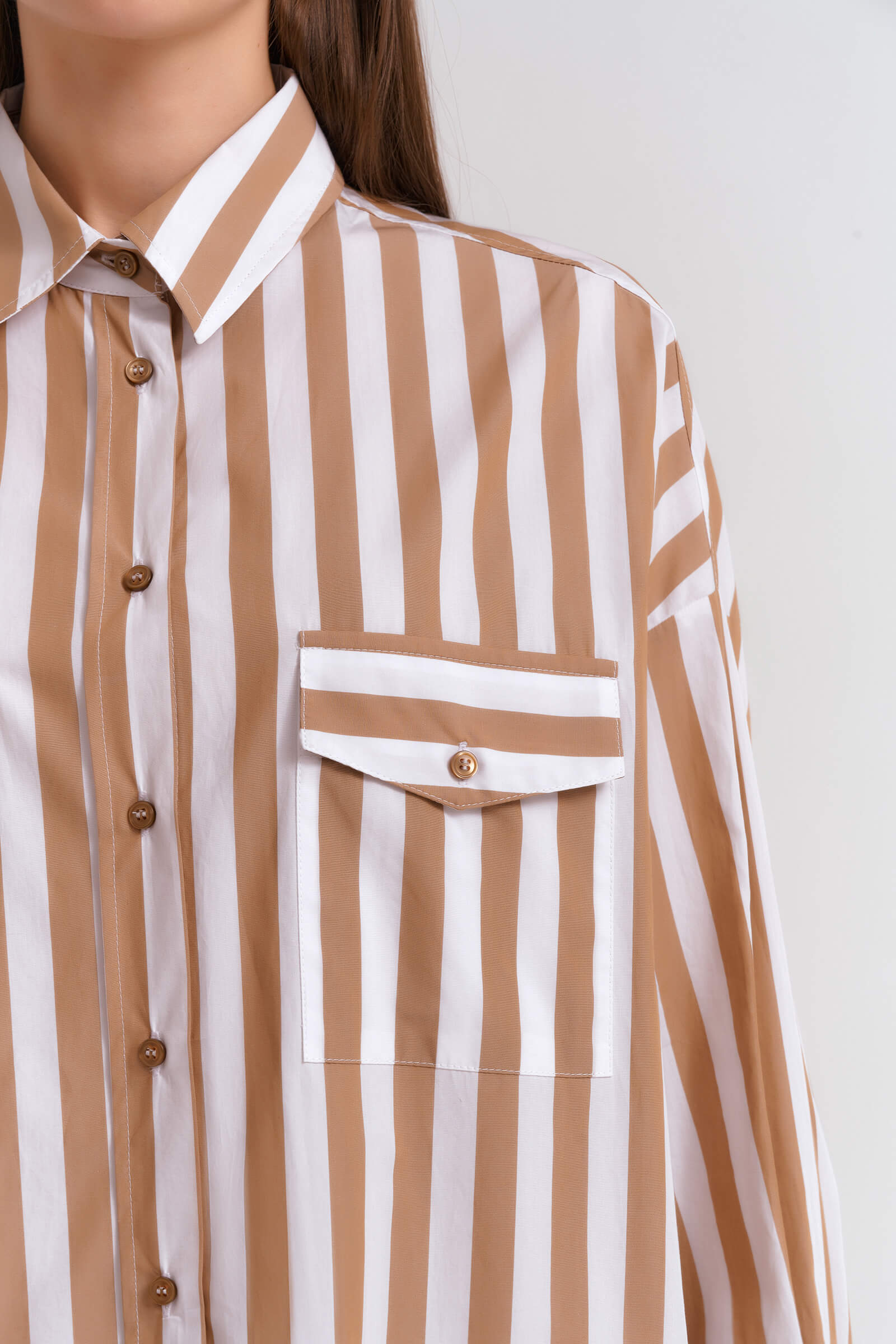 Рубашка в полоску Бренд Diana Gallesi