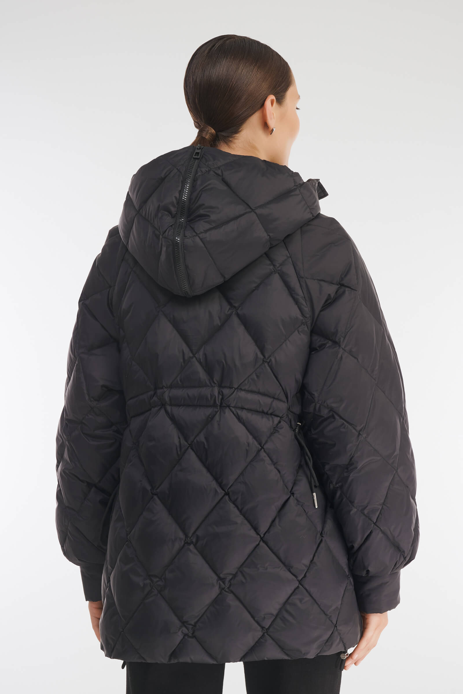 Стеганая куртка с капюшоном-трансформером Бренд Caterina Leman