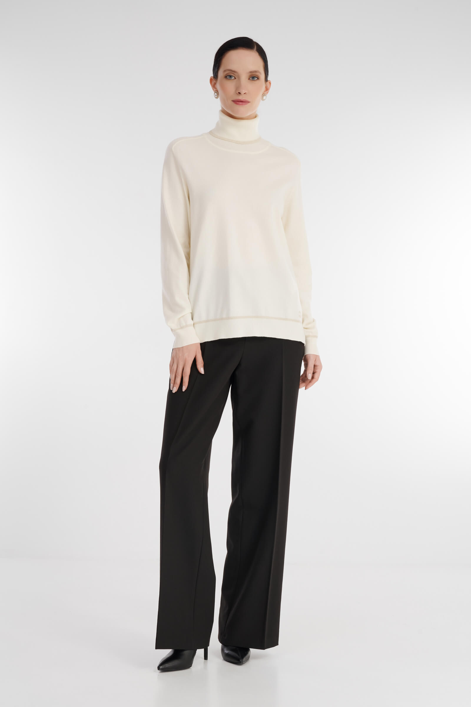 Удлиненная водолазка свободного кроя Бренд Diana Gallesi