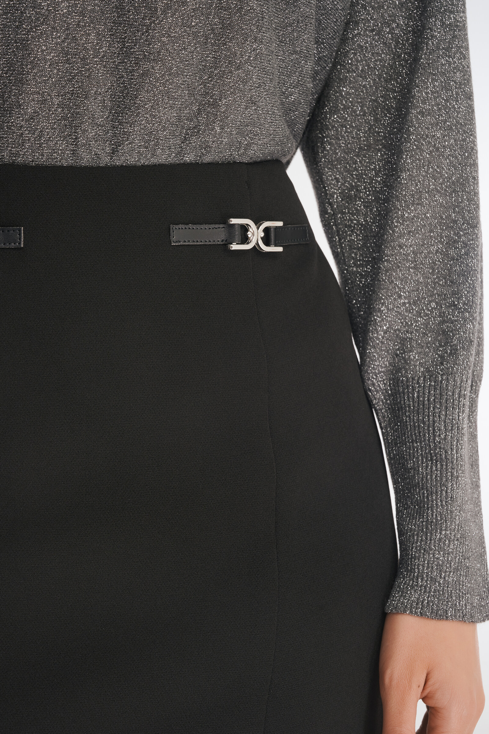 Юбка с декоративной фурнитурой Бренд Caterina Leman