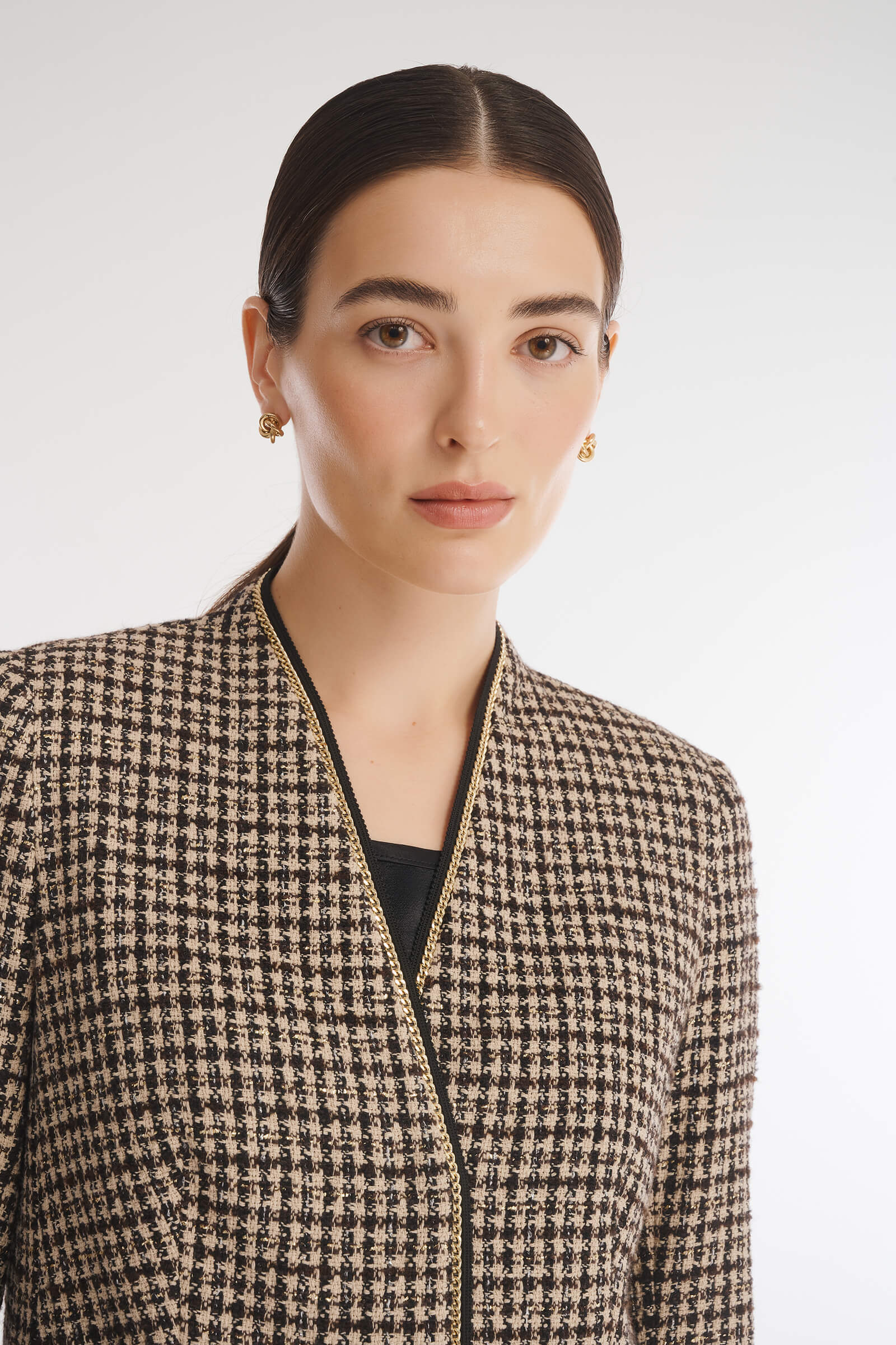 Жакет с V-образным вырезом Бренд Caterina Leman