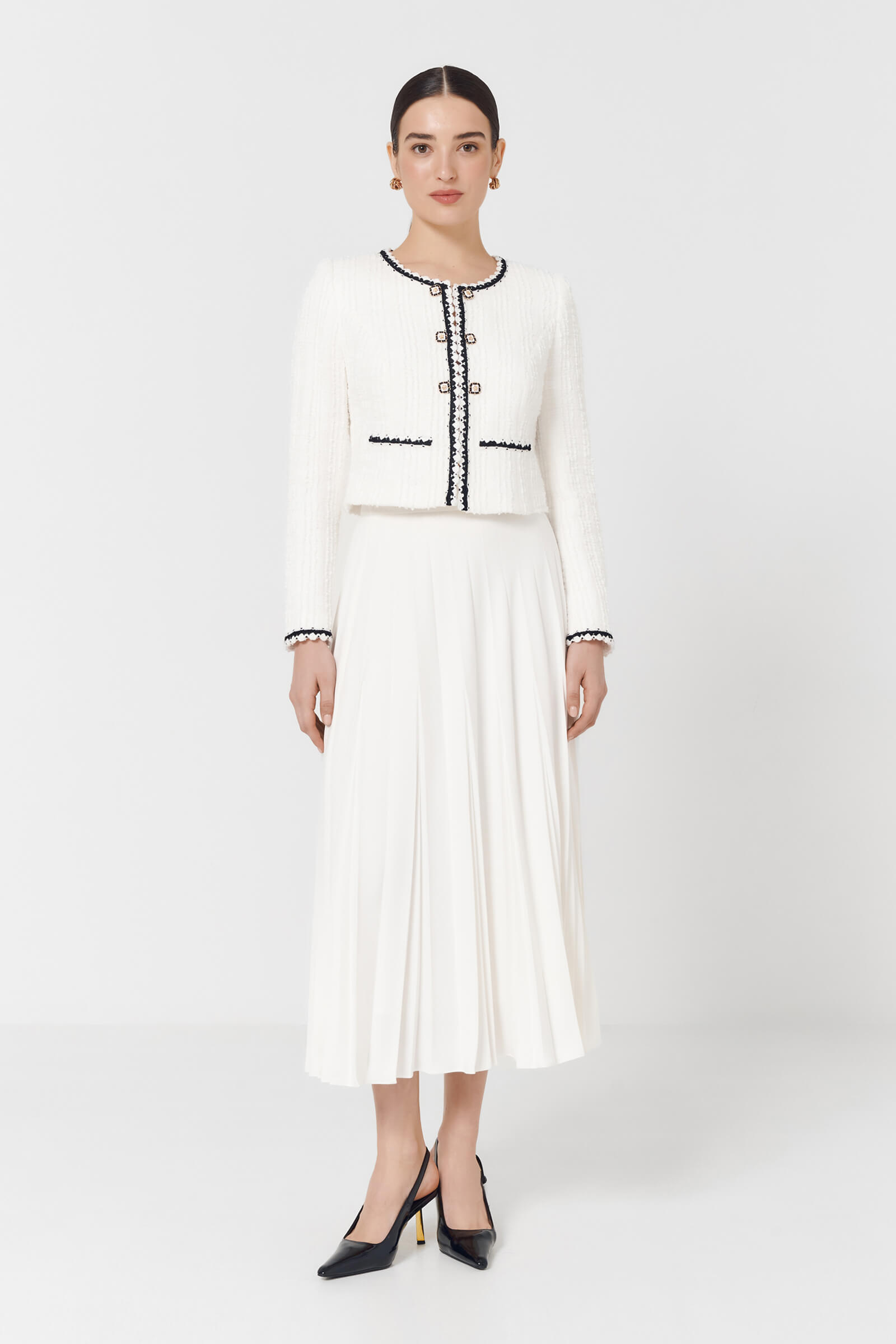 Жакет с контрастной отделкой Бренд Caterina Leman