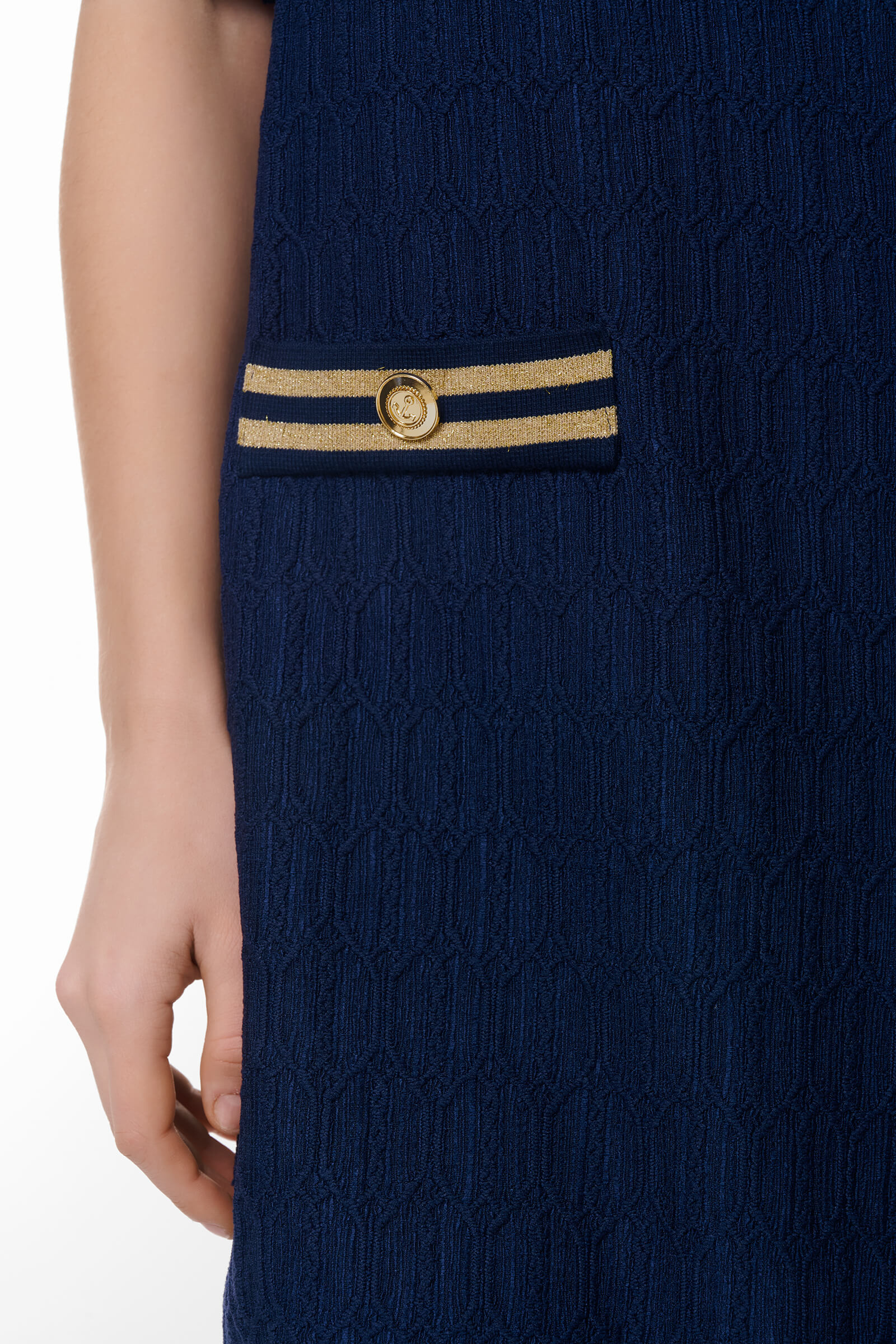 Платье с фактурным узором Бренд Caterina Leman