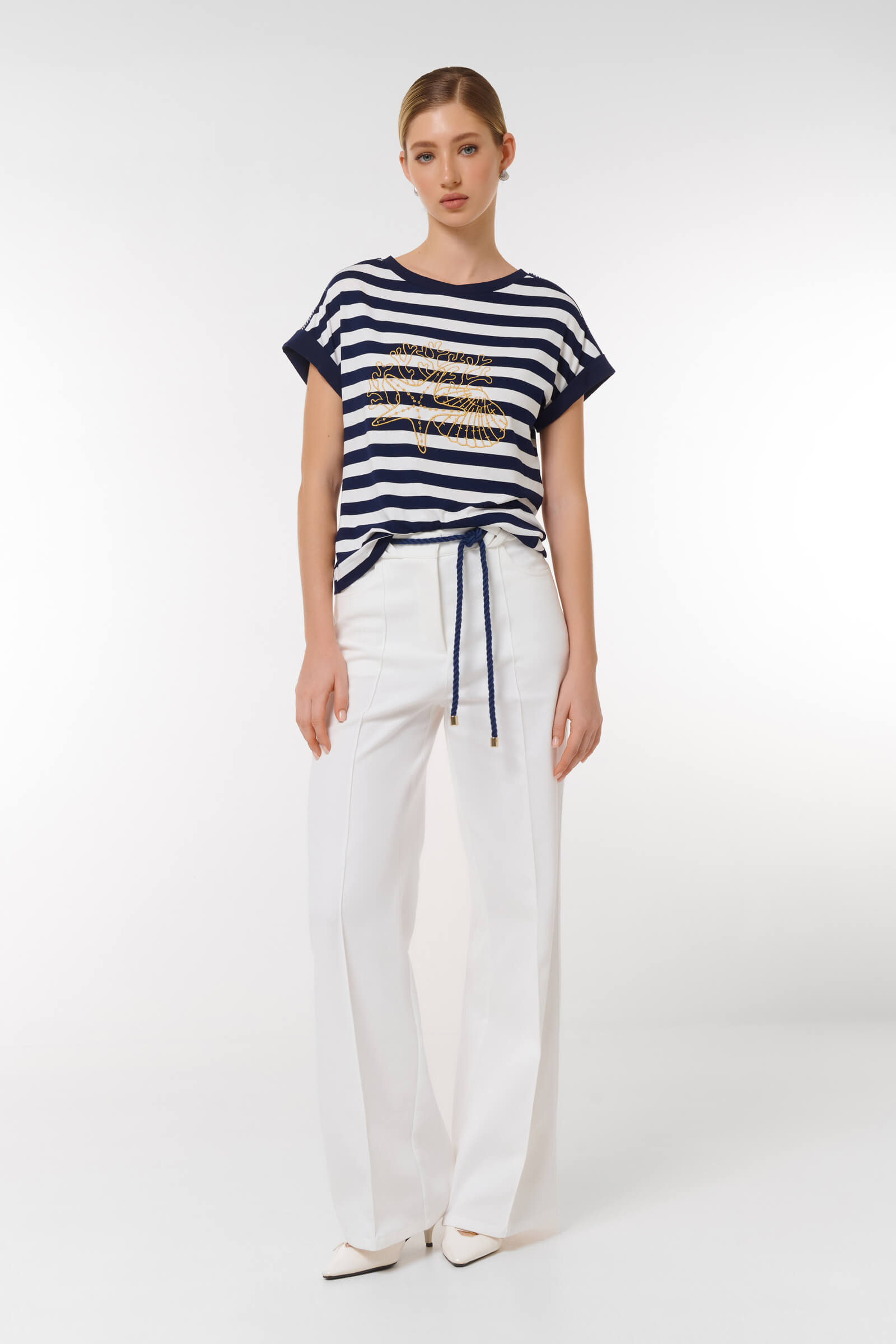 Брюки с шнурком Бренд Caterina Leman