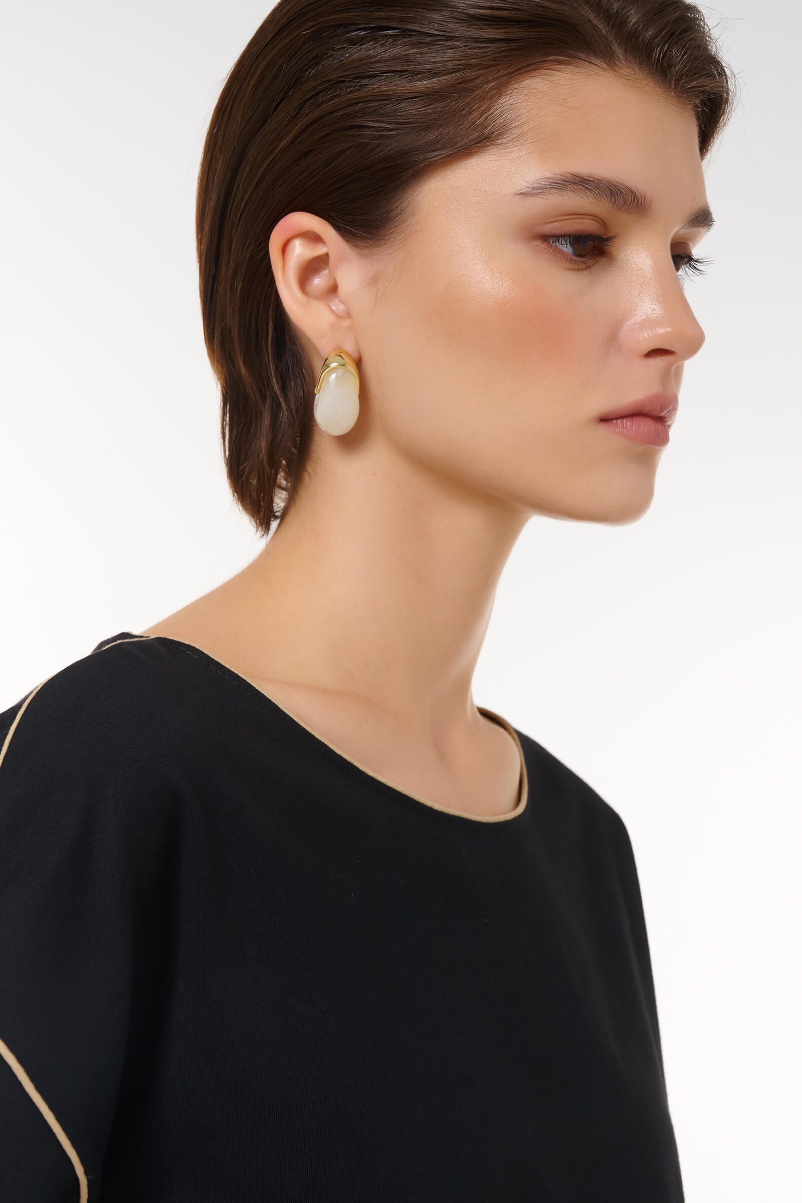 Джемпер с контрастной окантовкой Бренд Caterina Leman