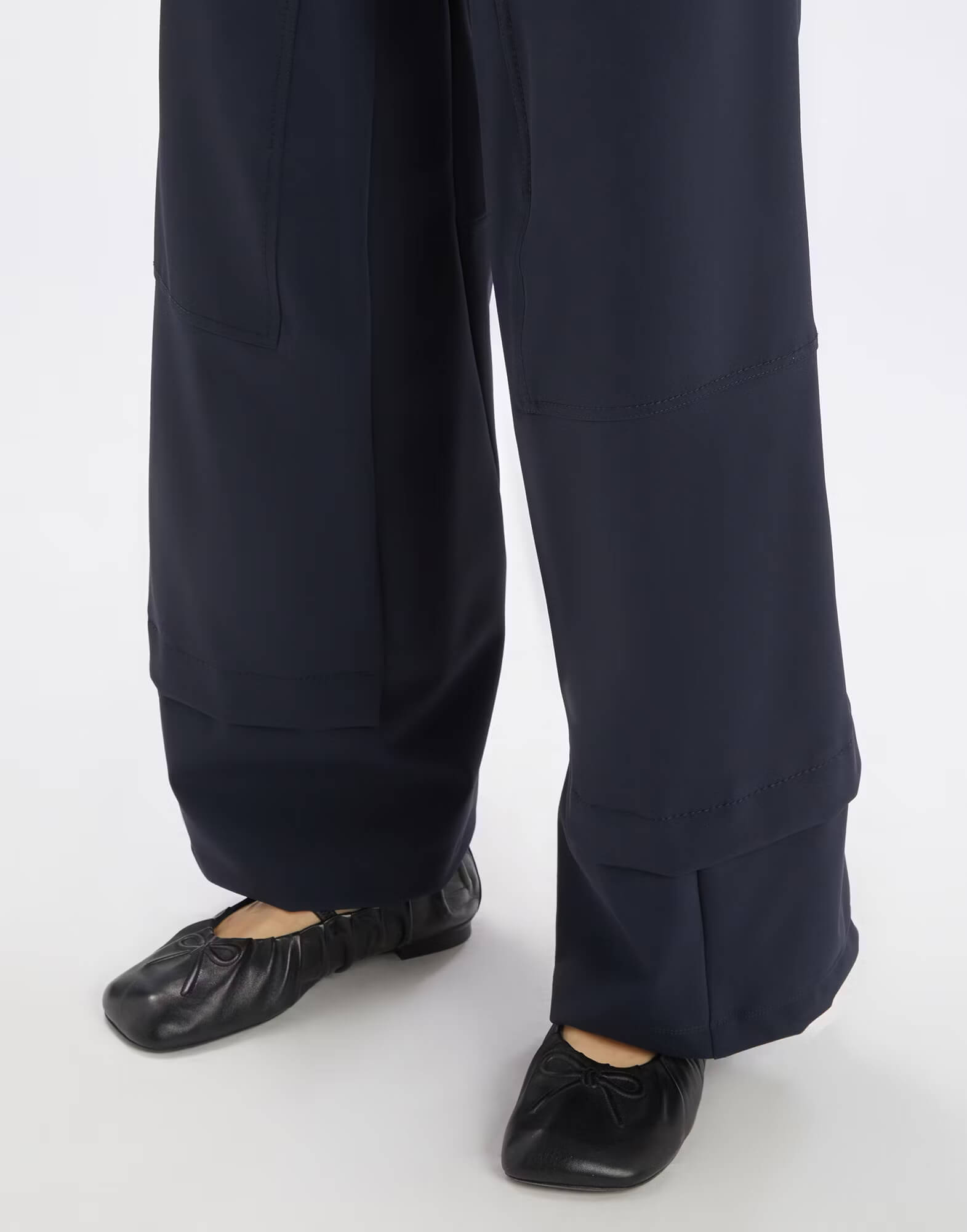 Широкие брюки-кюлоты с карманами Бренд High