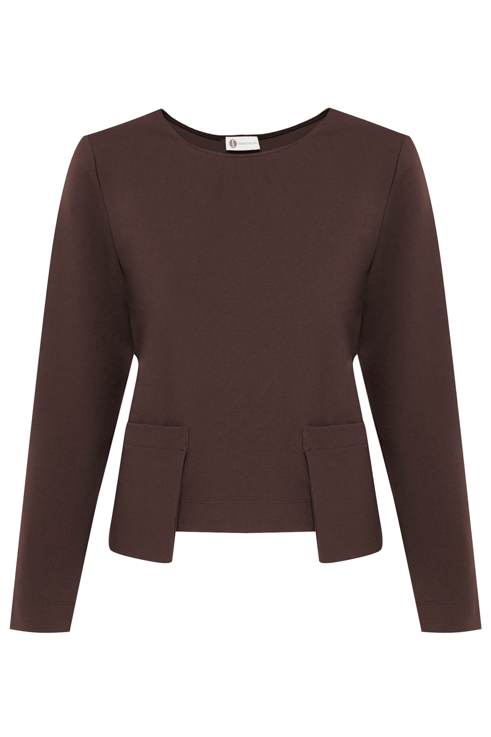 Джемпер с накладными карманами Бренд Diana Gallesi