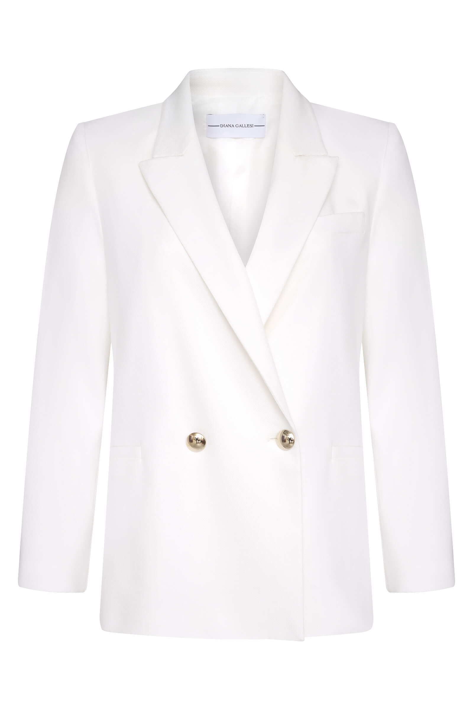 Приталенный двубортный пиджак Бренд Diana Gallesi