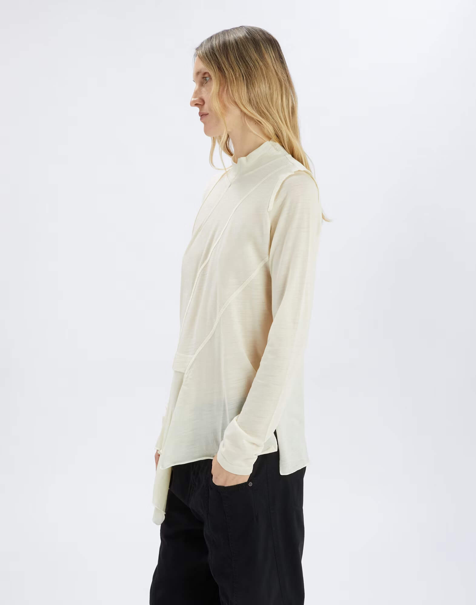 Асимметричная водолазка Бренд High