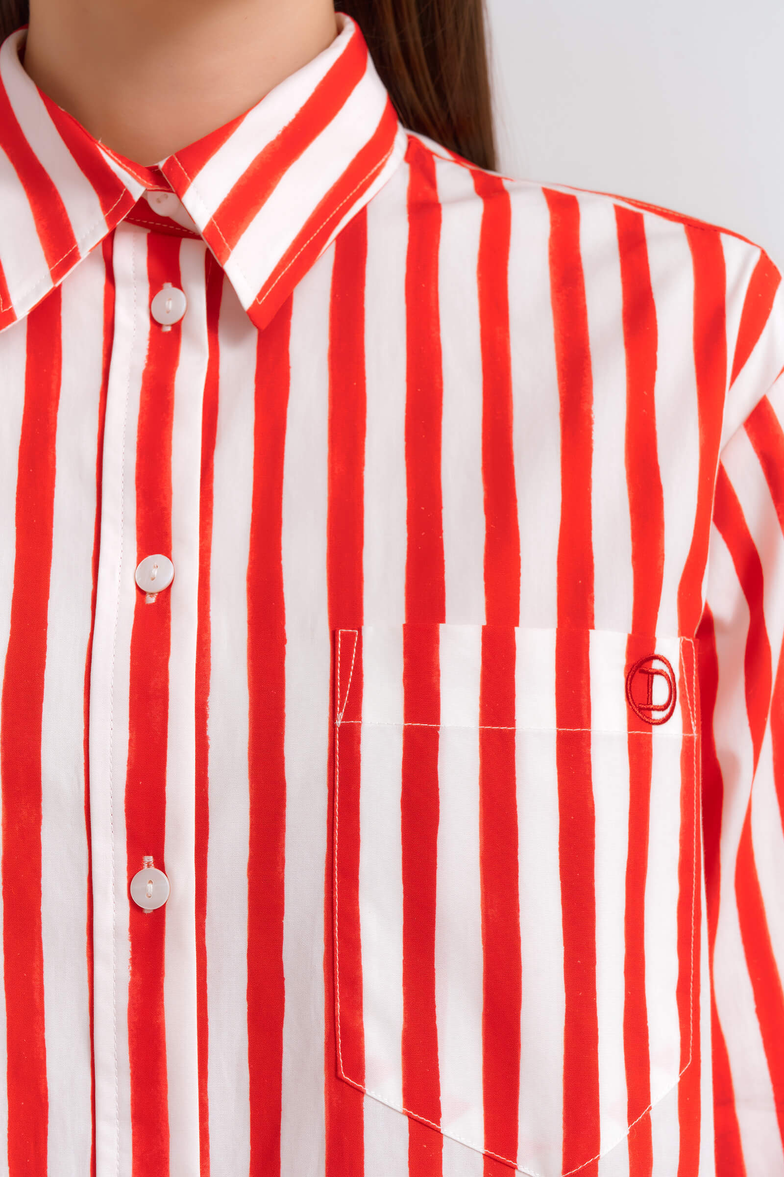 Рубашка в полоску Бренд Diana Gallesi