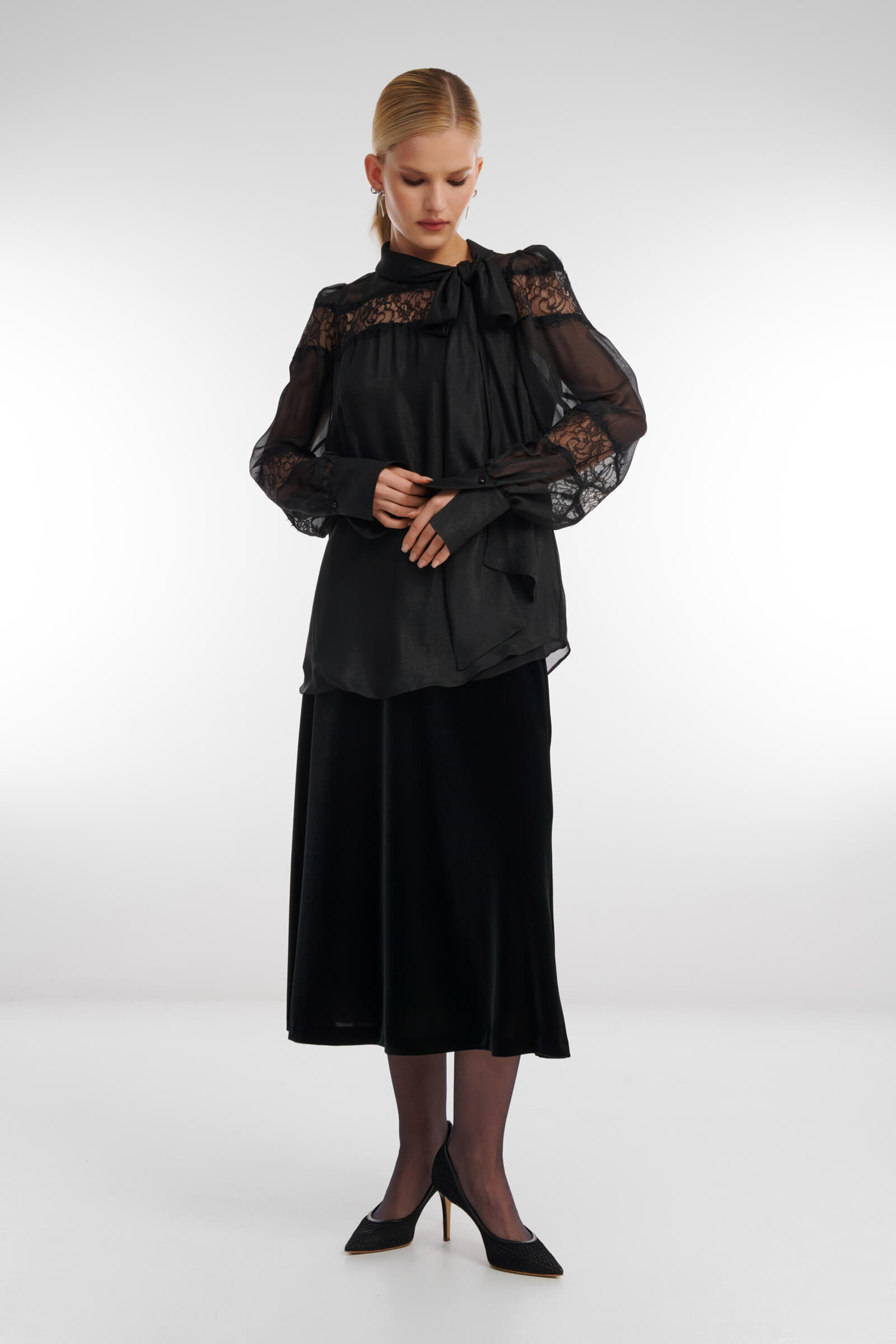 Бархатная юбка Бренд Caterina Leman