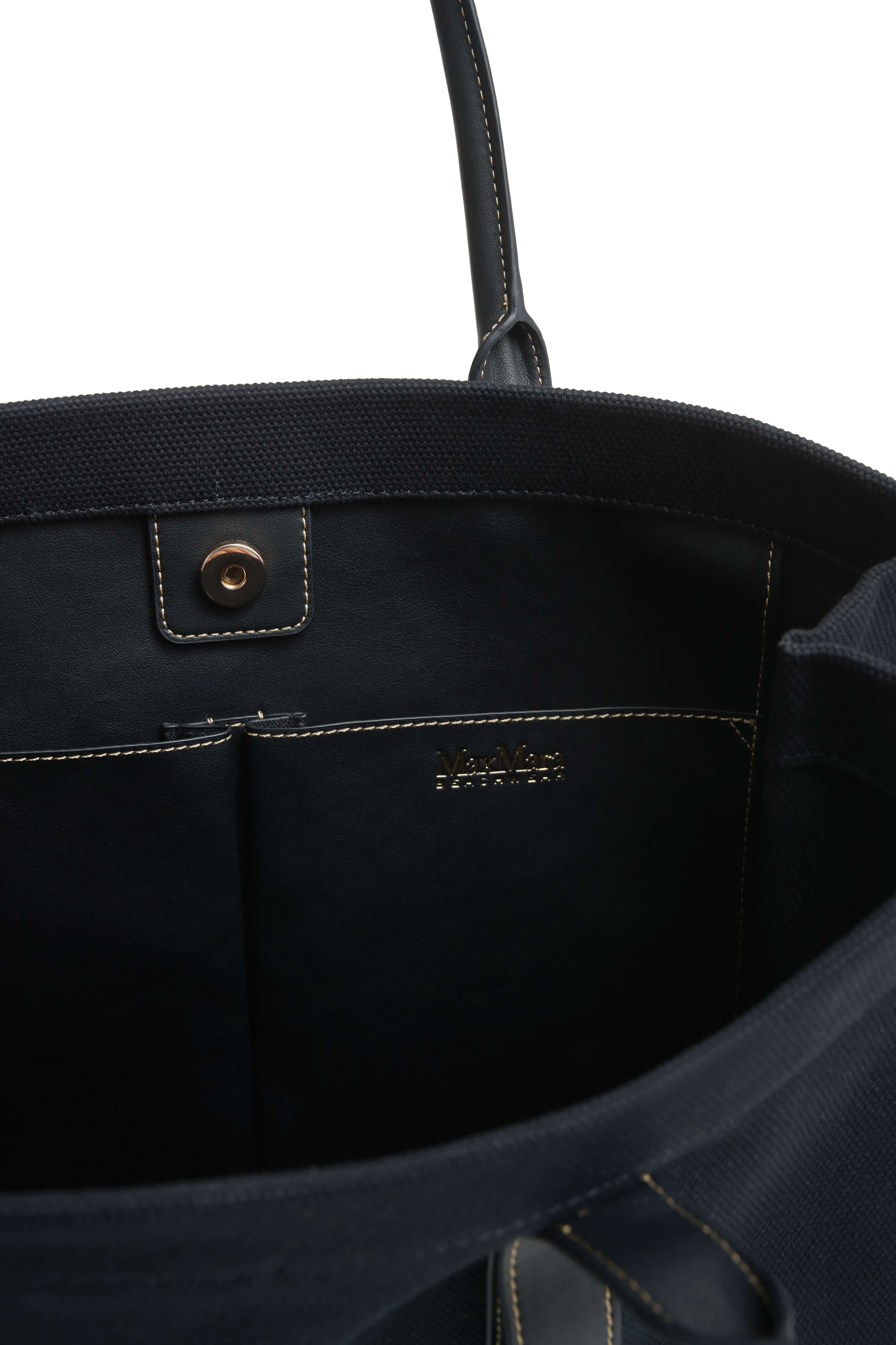 Пляжная сумка из плотного хлопка Бренд Max Mara