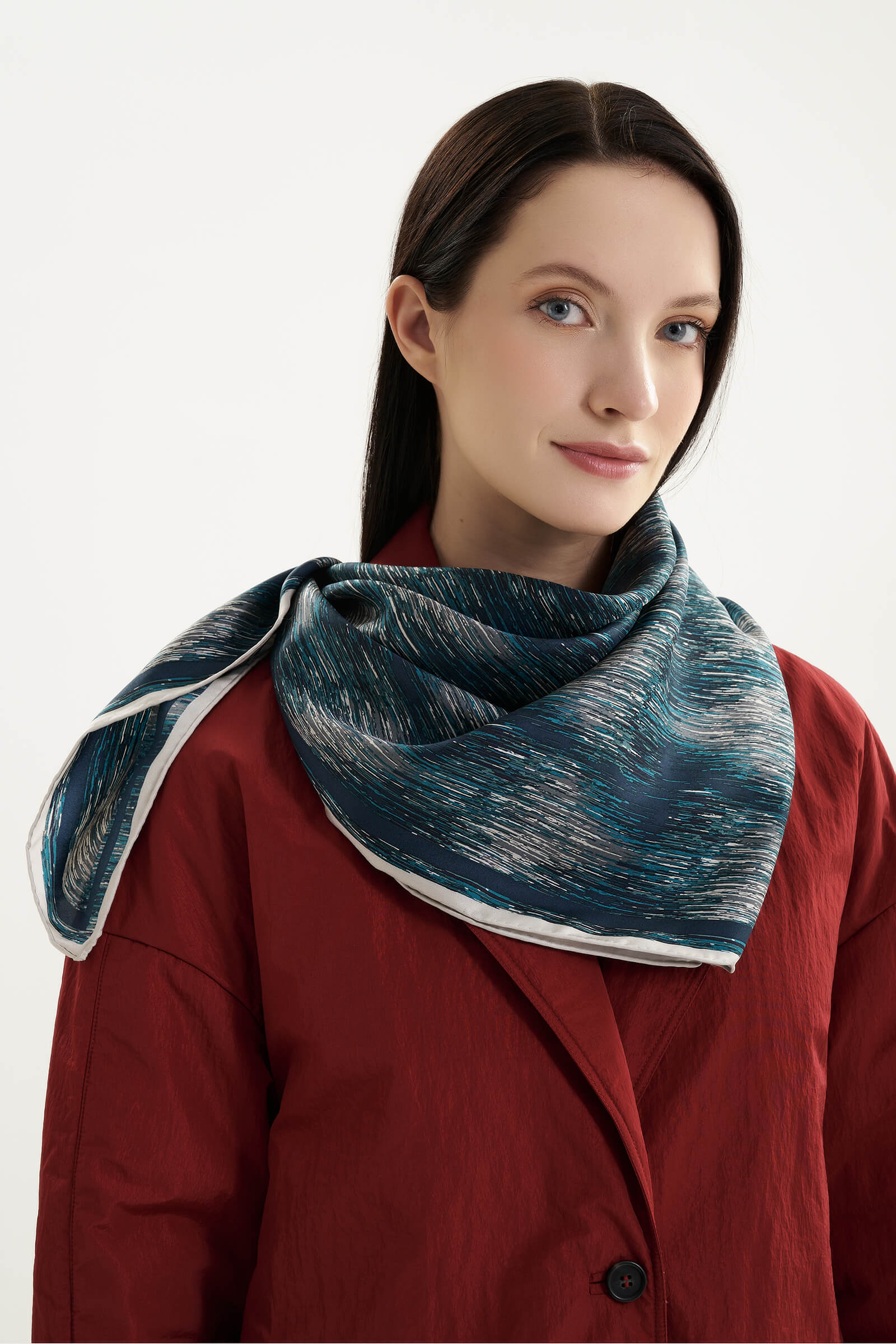 Платок из 100% шелка Бренд MM