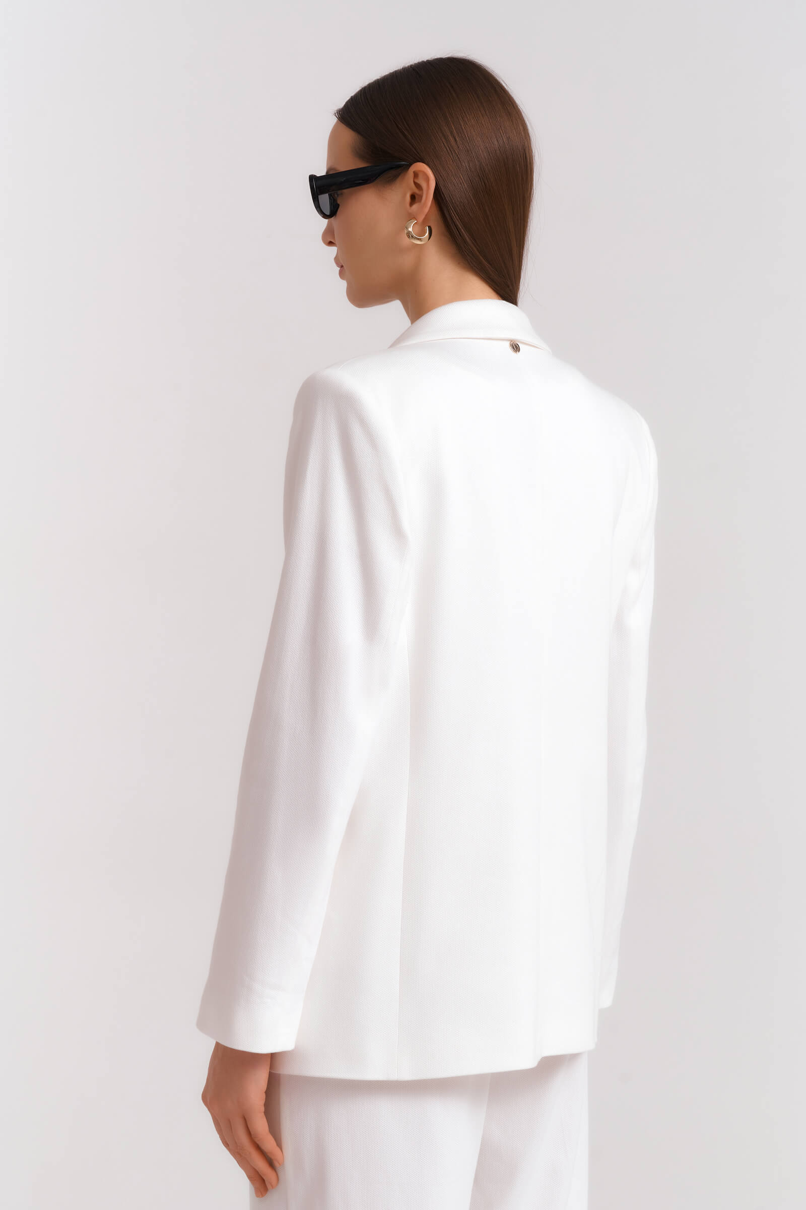 Приталенный двубортный пиджак Бренд Diana Gallesi