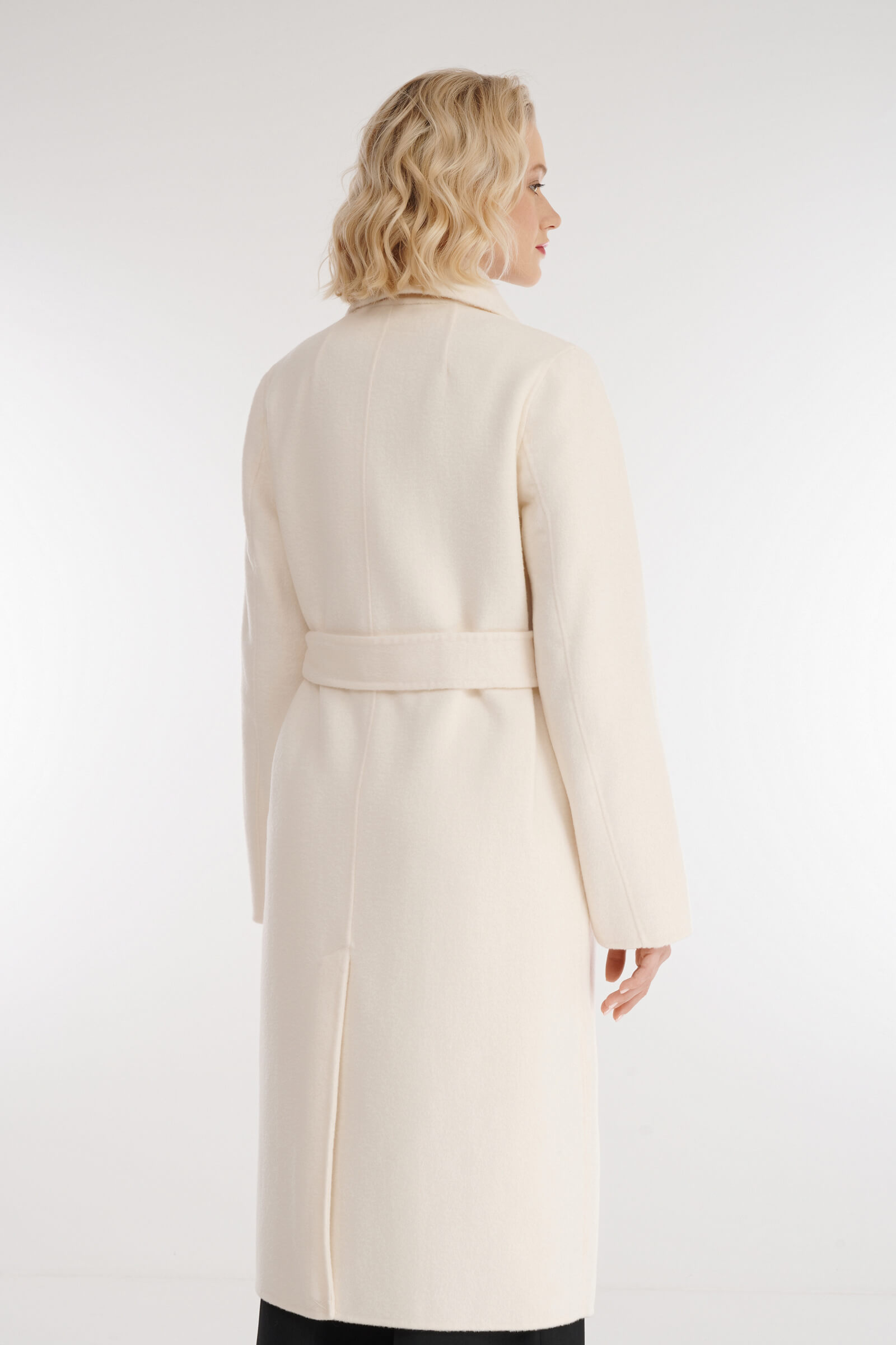 Двубортное пальто длины миди Бренд Diana Gallesi