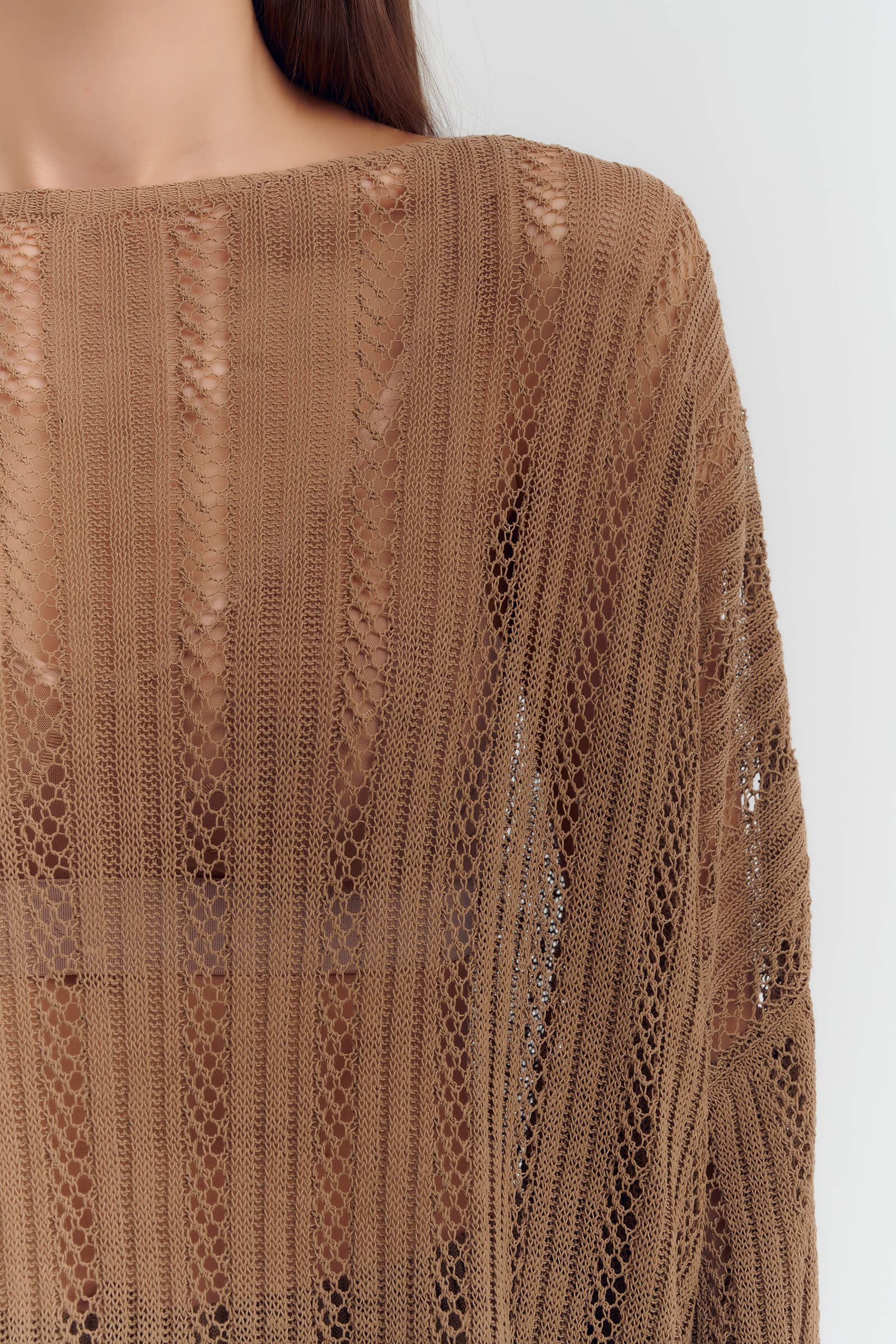 Джемпер свободного кроя Бренд Sarah Pacini