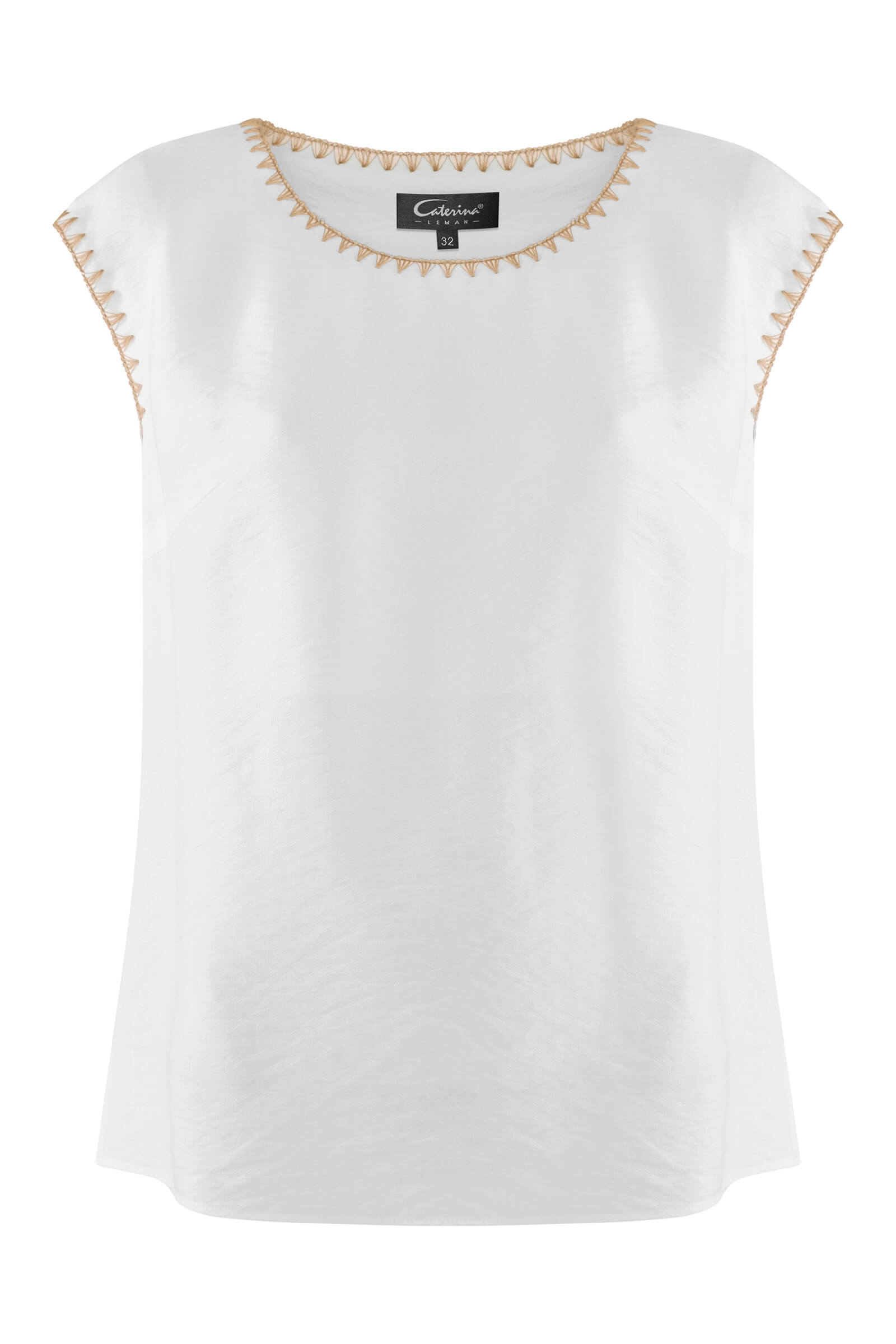 Топ с отделкой петельного шва Бренд Caterina Leman