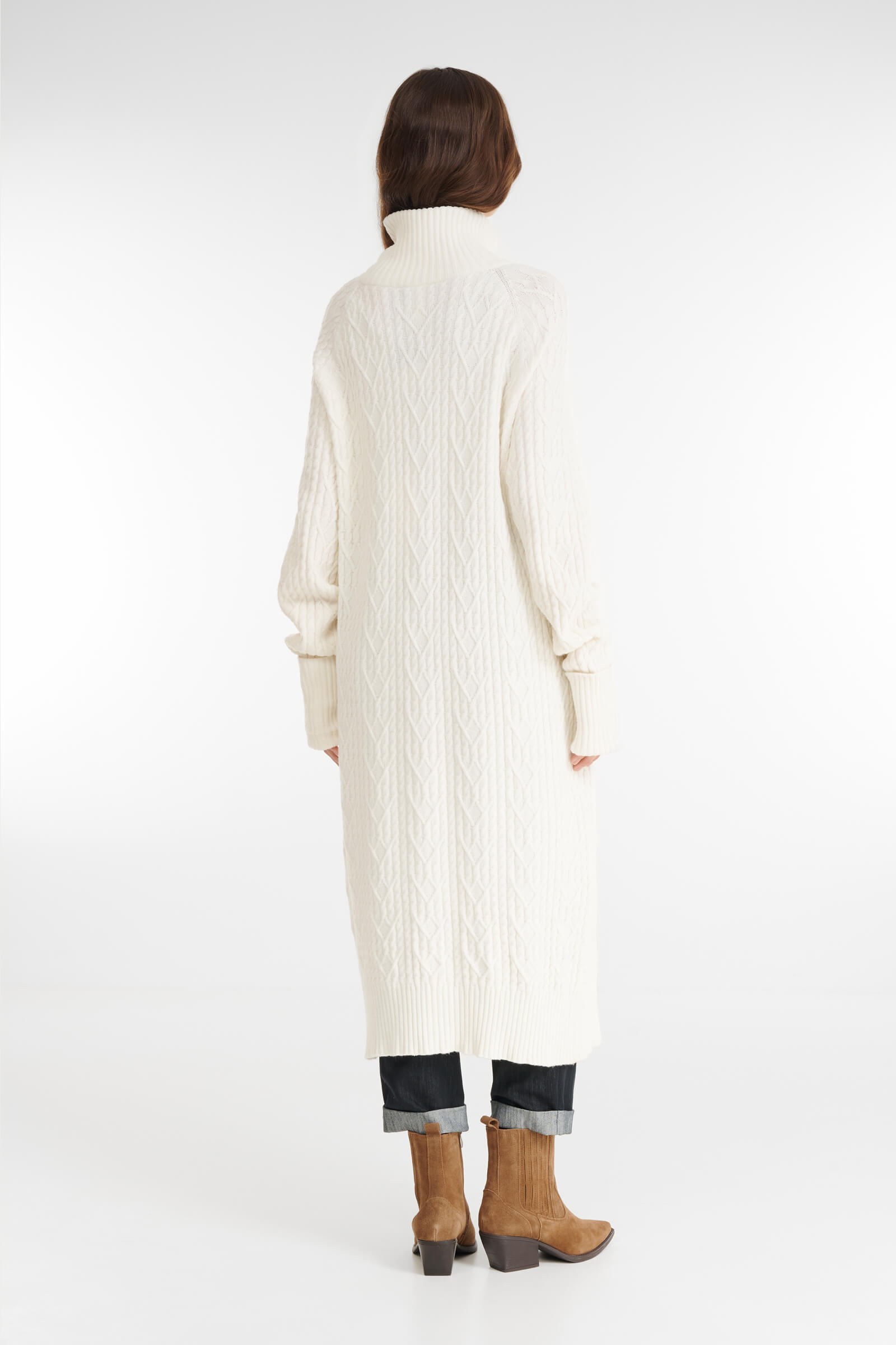 Длинный кардиган на пуговицах Бренд Sarah Pacini