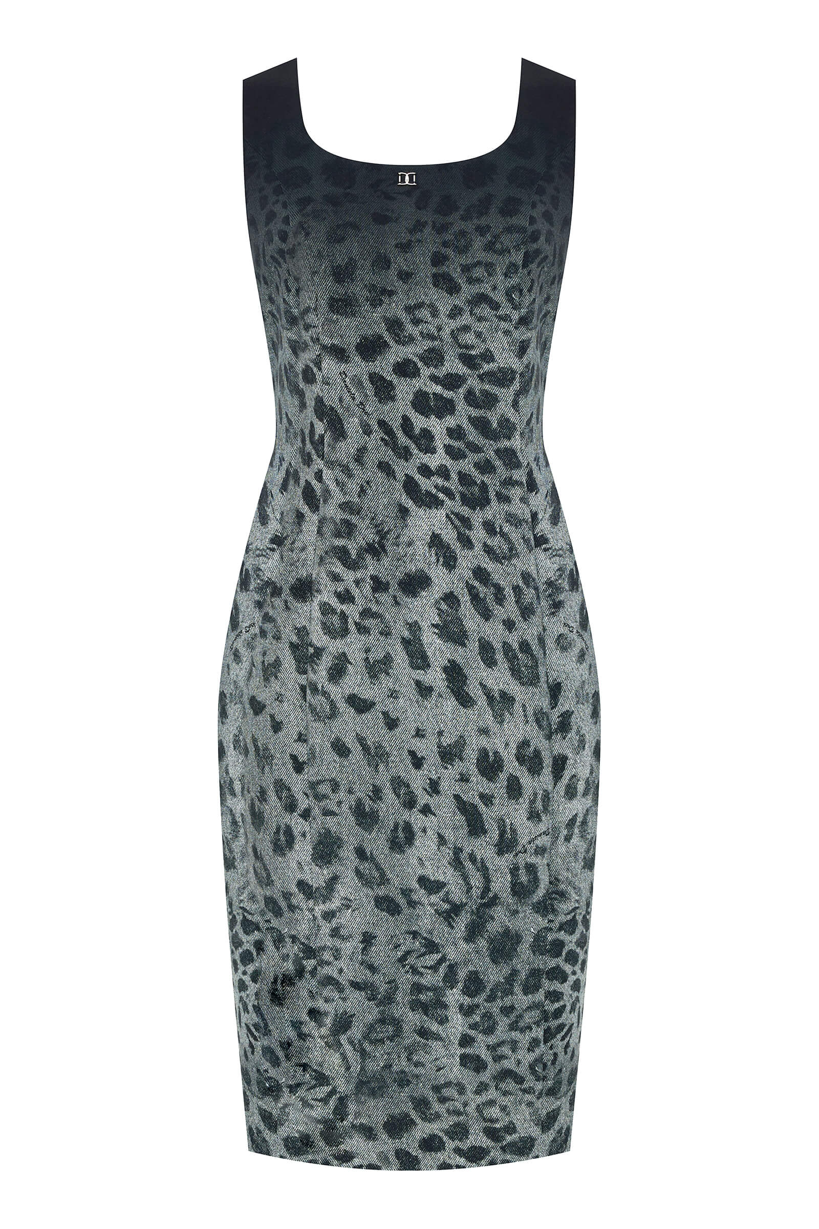 Платье-футляр с анималистичным принтом Бренд Daniela Drei