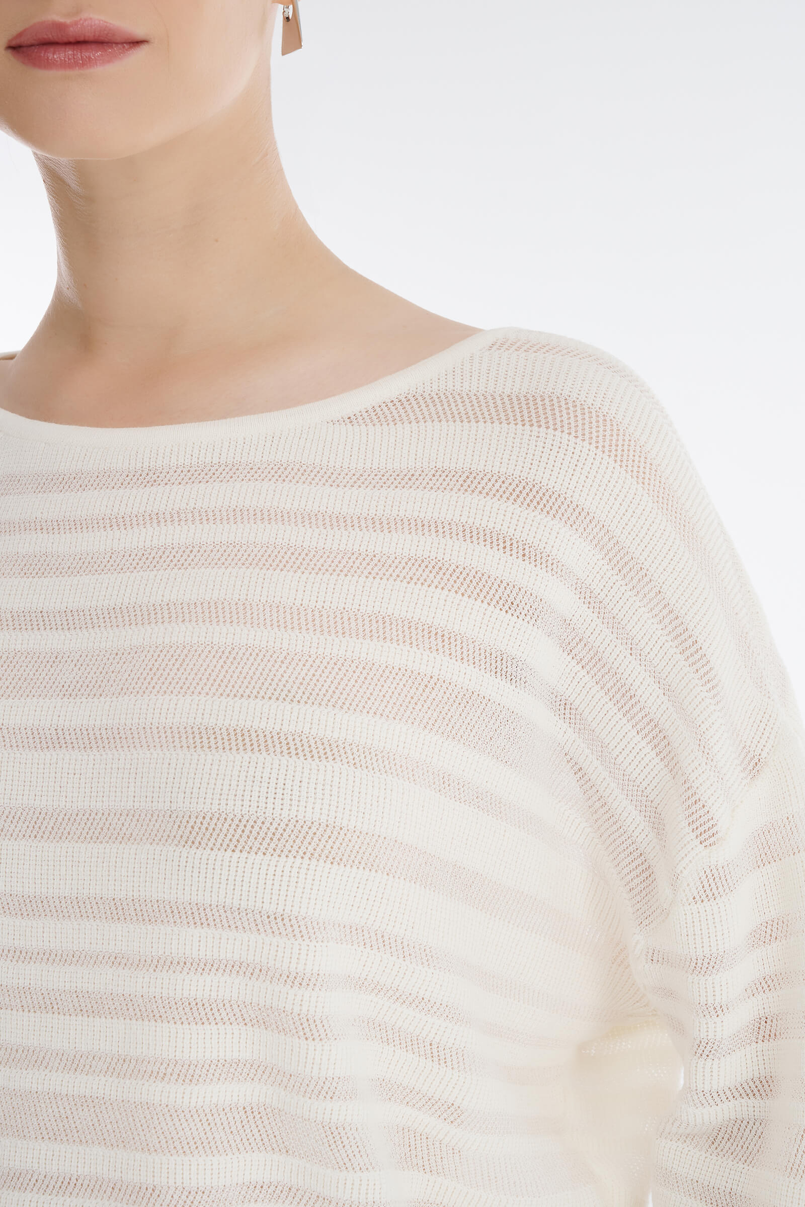 Джемпер с вырезом-лодочкой Бренд Sarah Pacini