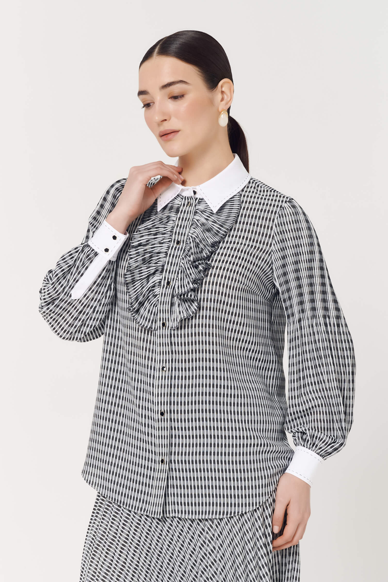 Рубашка с воланами Бренд Caterina Leman