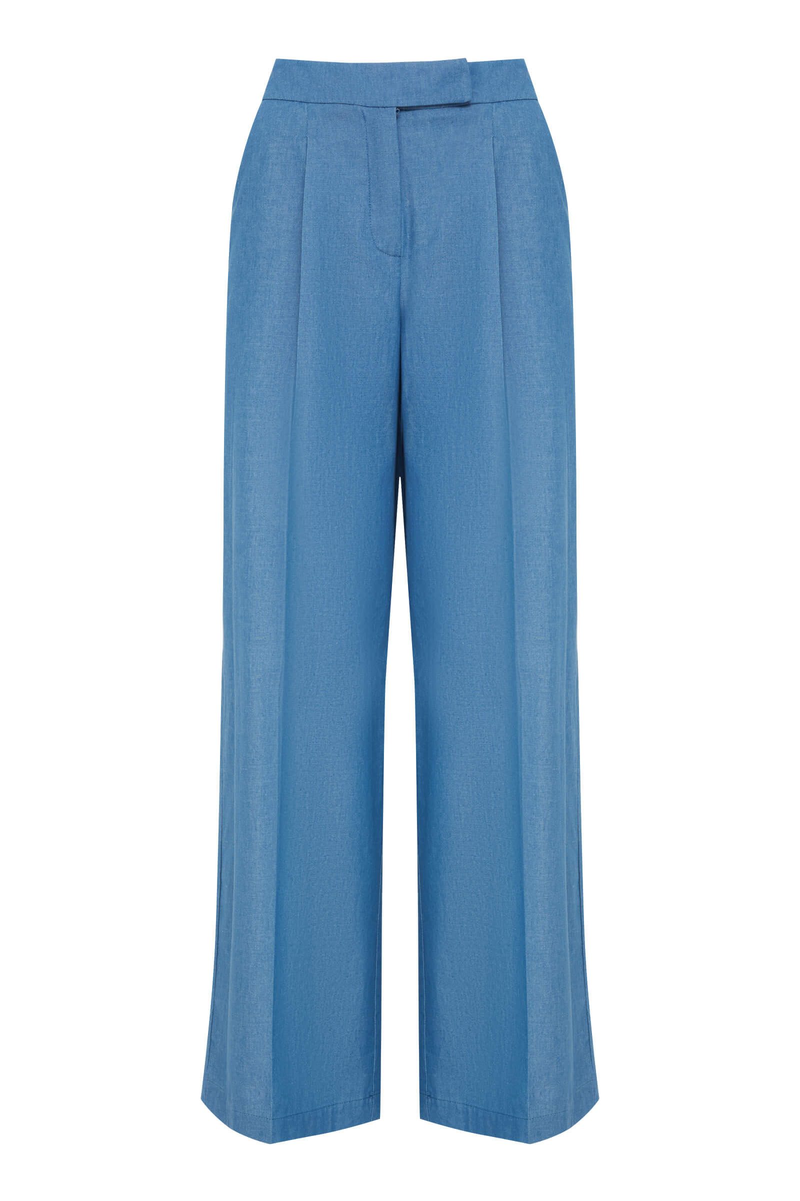 Хлопковые брюки со стрелками Бренд Daniela Drei