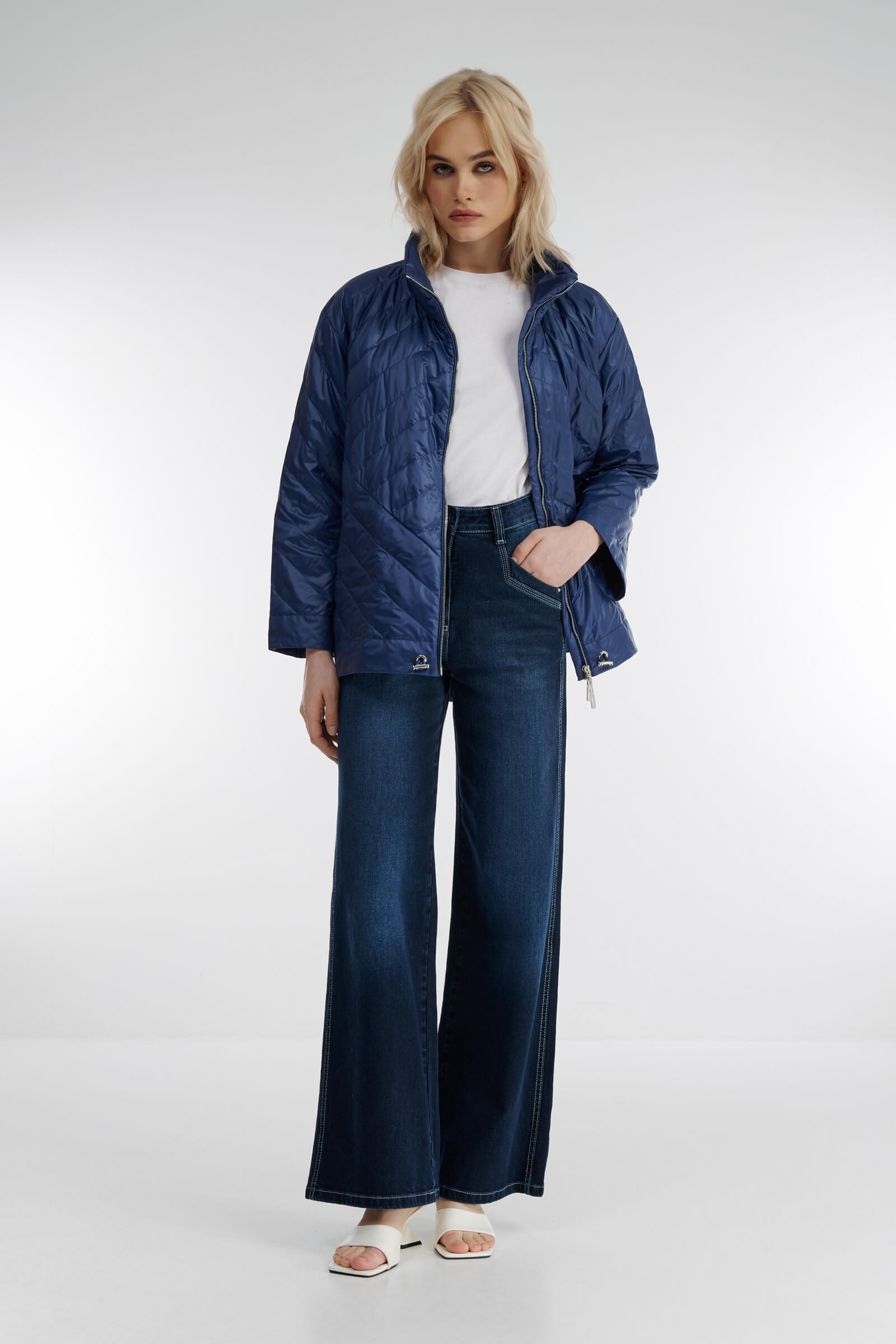 Стеганая куртка на молнии Бренд Caterina Leman