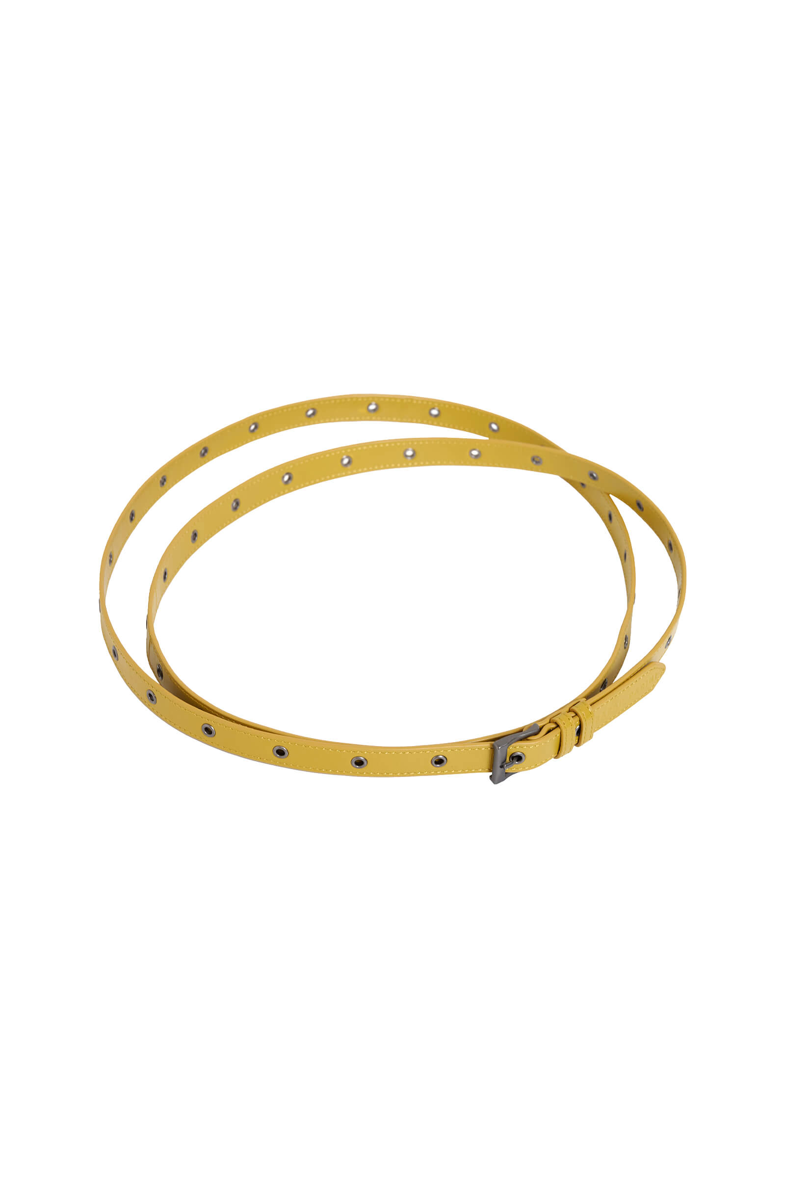 Кожаный ремень с люверсами Бренд Sarah Pacini