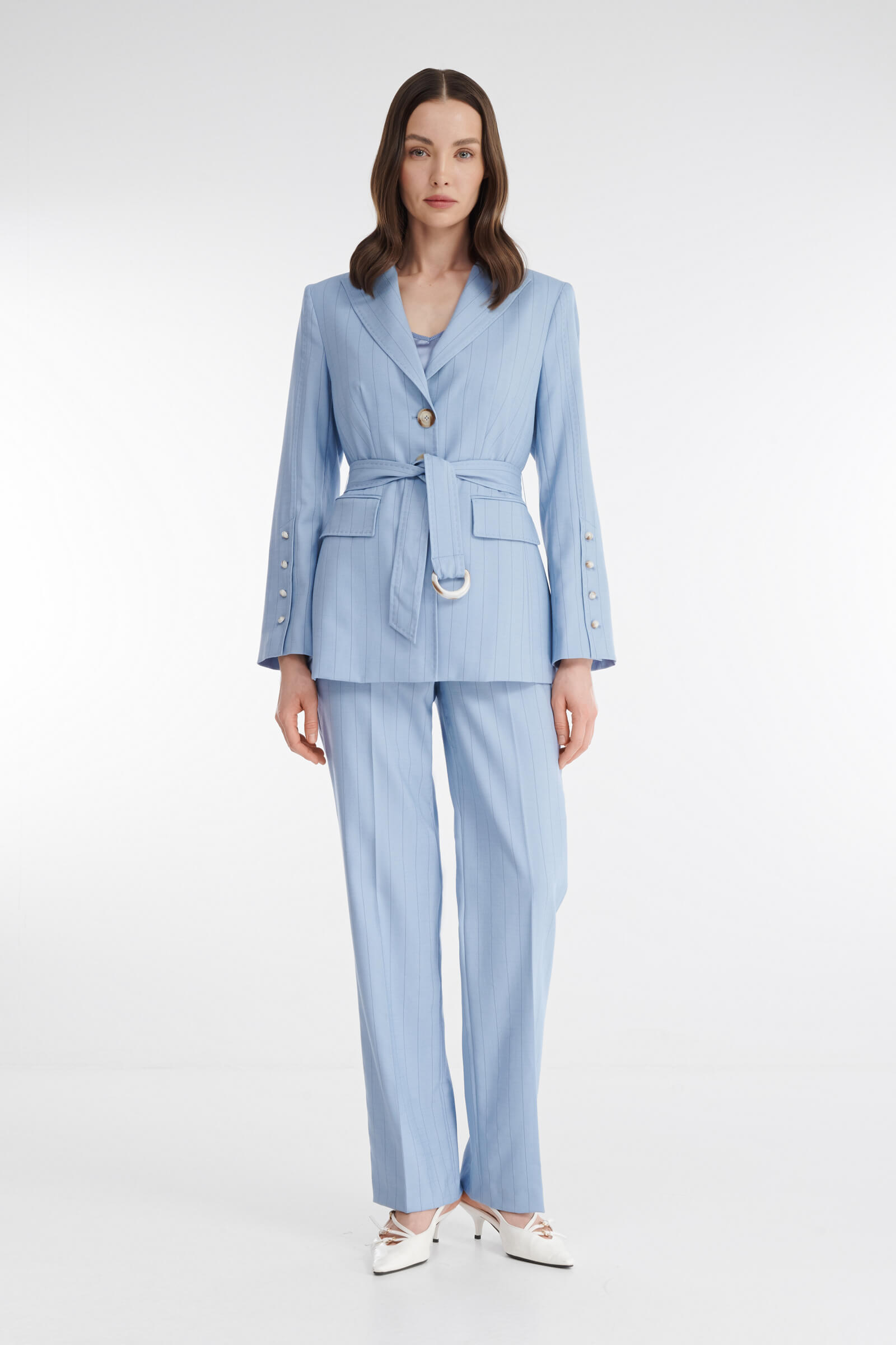 Пиджак в тонкую полоску Бренд Caterina Leman