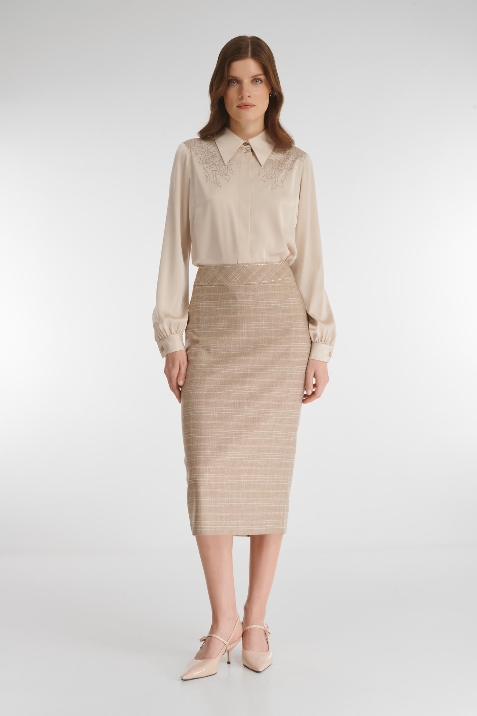 Рубашка со стразами Бренд Caterina Leman